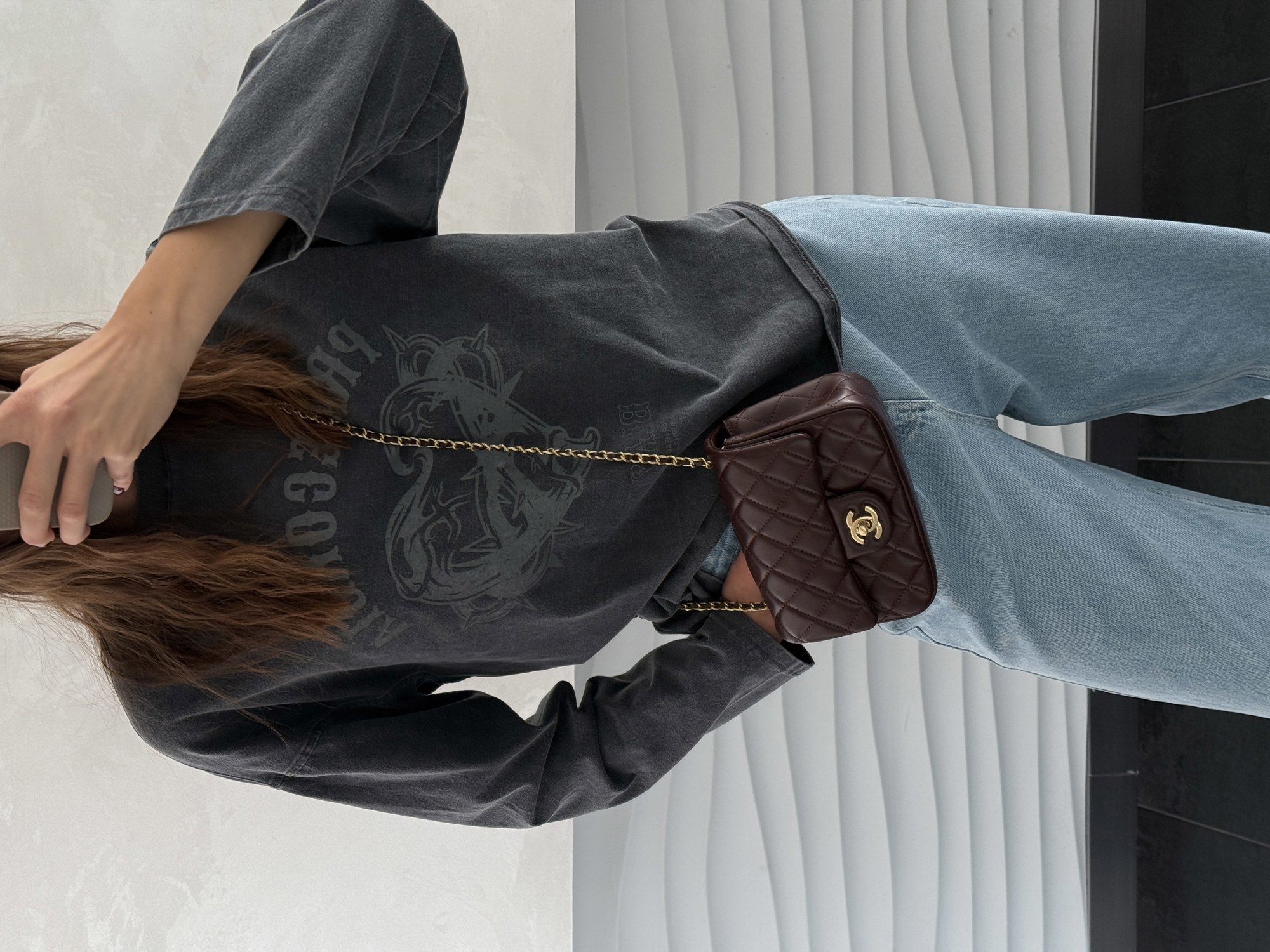 Chanel Mini Classic Single Flap Brown - 15