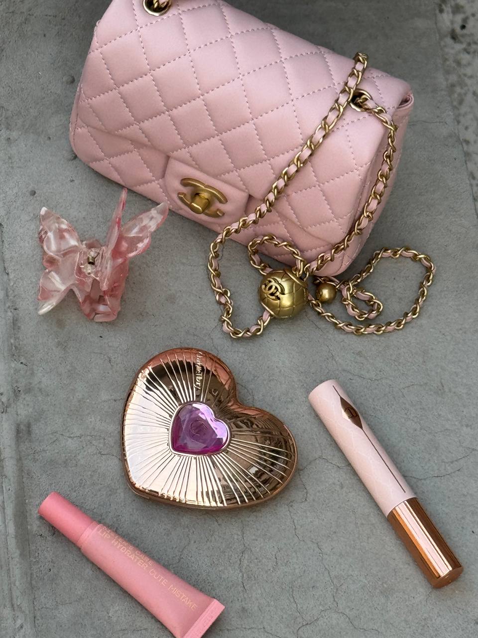 Chanel Mini Classic Single Flap in Pink/Gold - 7