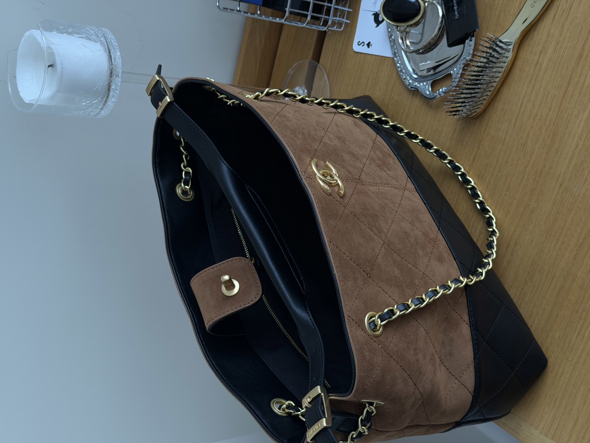 Chanel Shopping Bag 33 Brown/Gold - 4