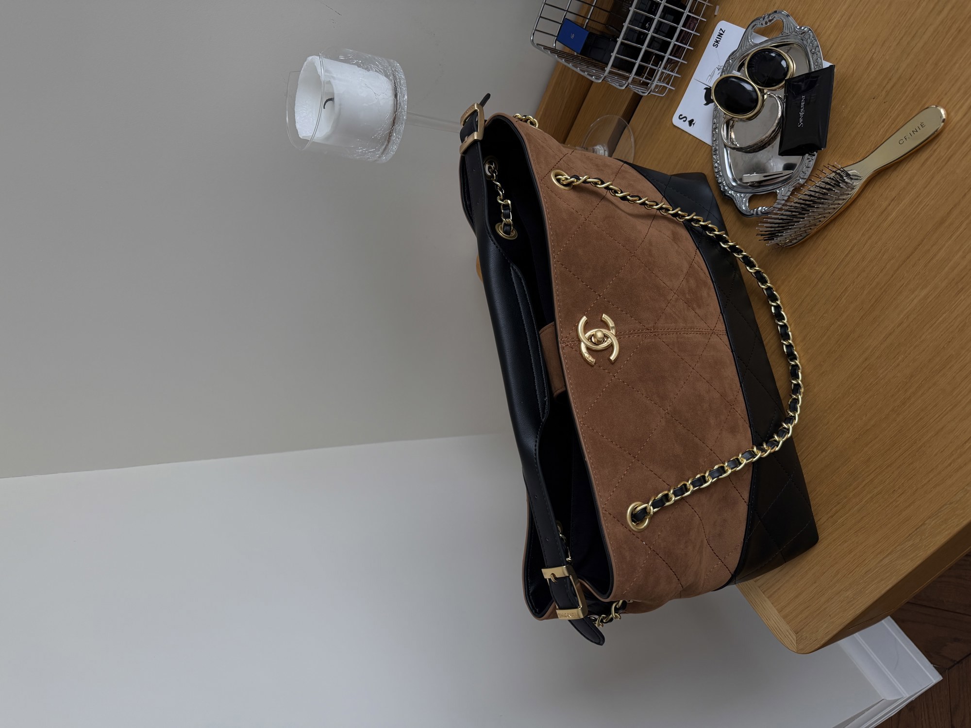 Chanel Shopping Bag 33 Brown/Gold