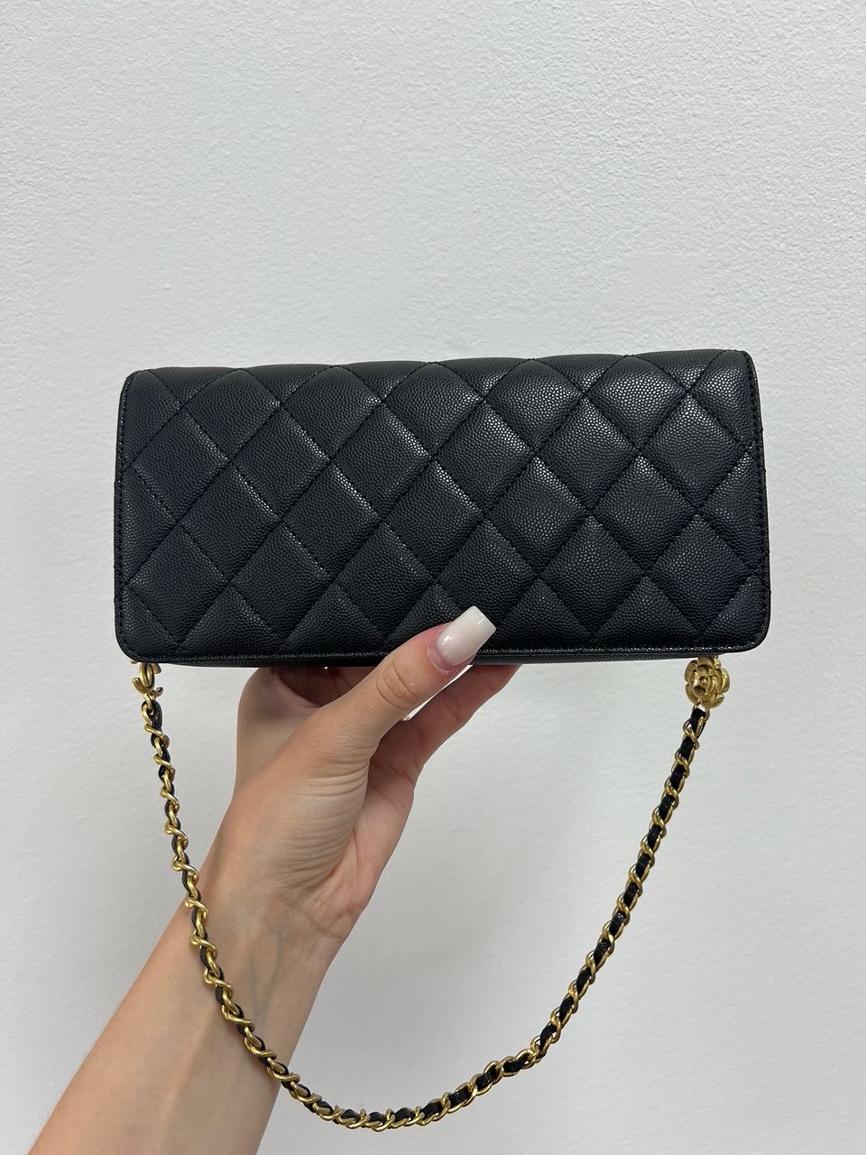 Chanel Shoulder Bag Black/Gold - 5