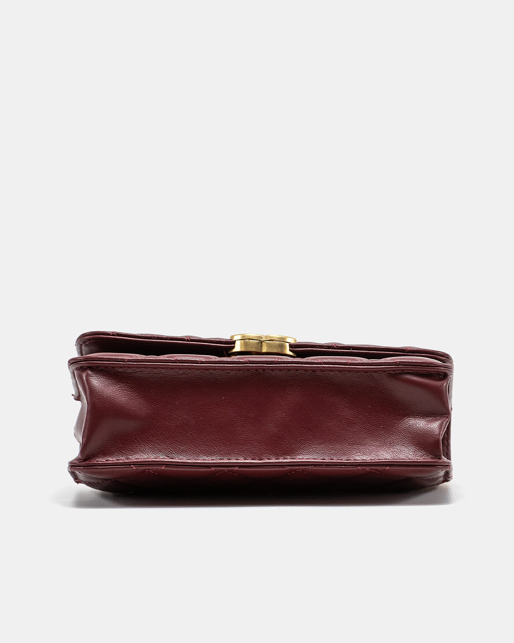 Chanel Small Perfect Fit Bag in Burgundy Lambskin - 8