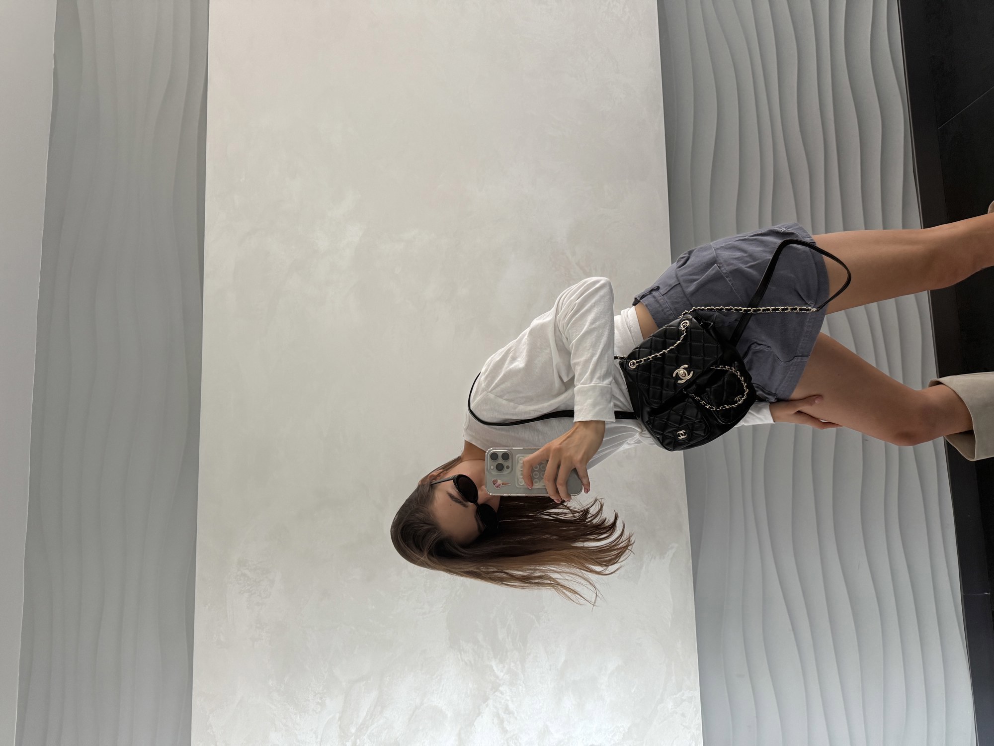 Chanel Two-Pocket Duma Backpack Black Магнітна Коробка - 13