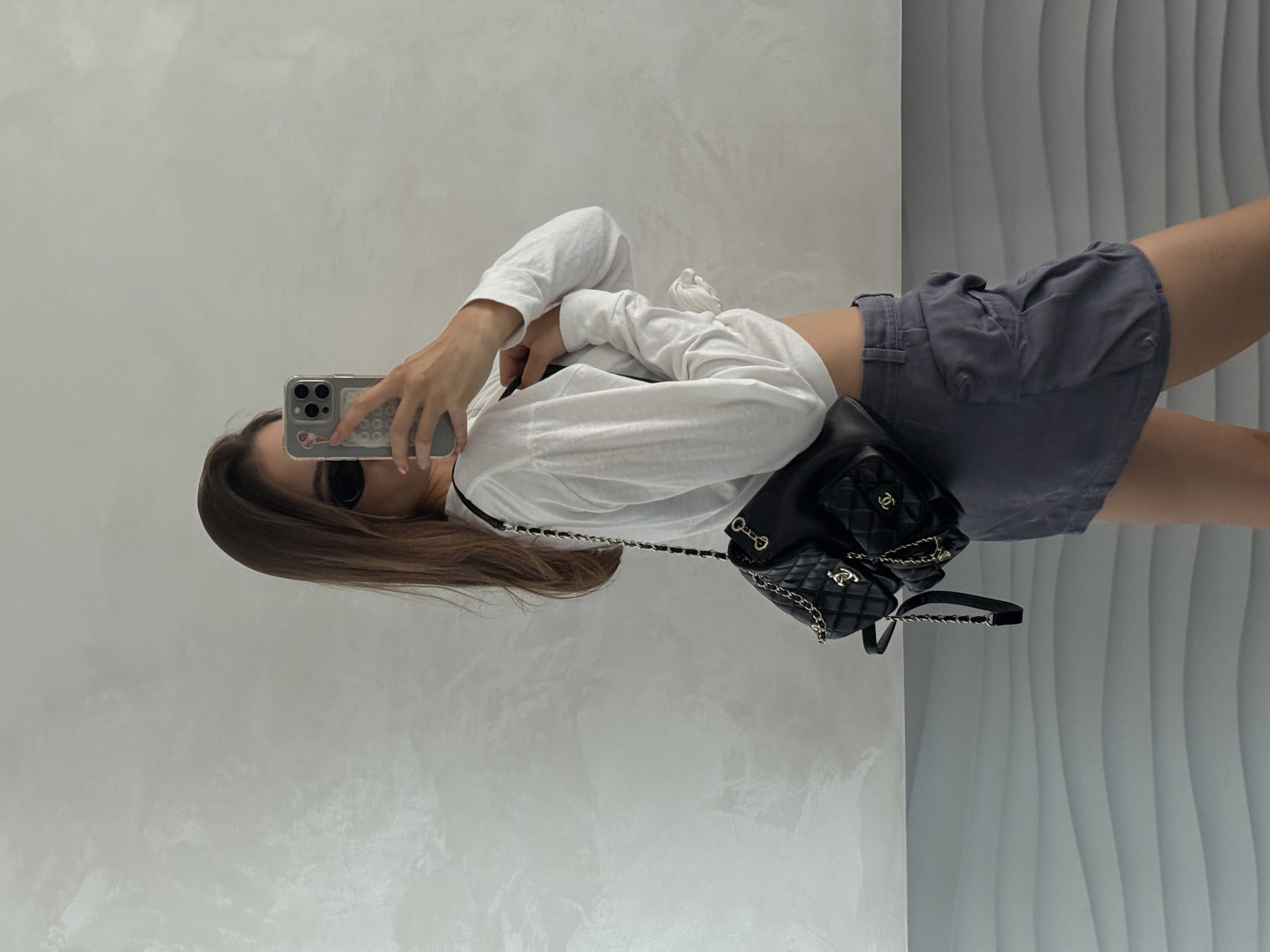 Chanel Two-Pocket Duma Backpack Black Магнітна Коробка - 11
