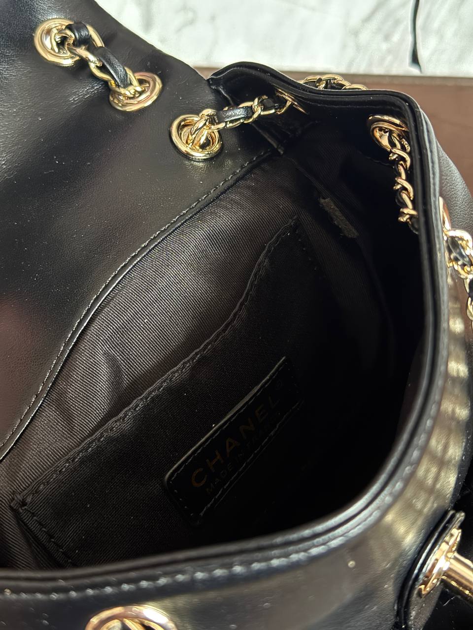 Chanel Two-Pocket Duma Backpack Black - 6