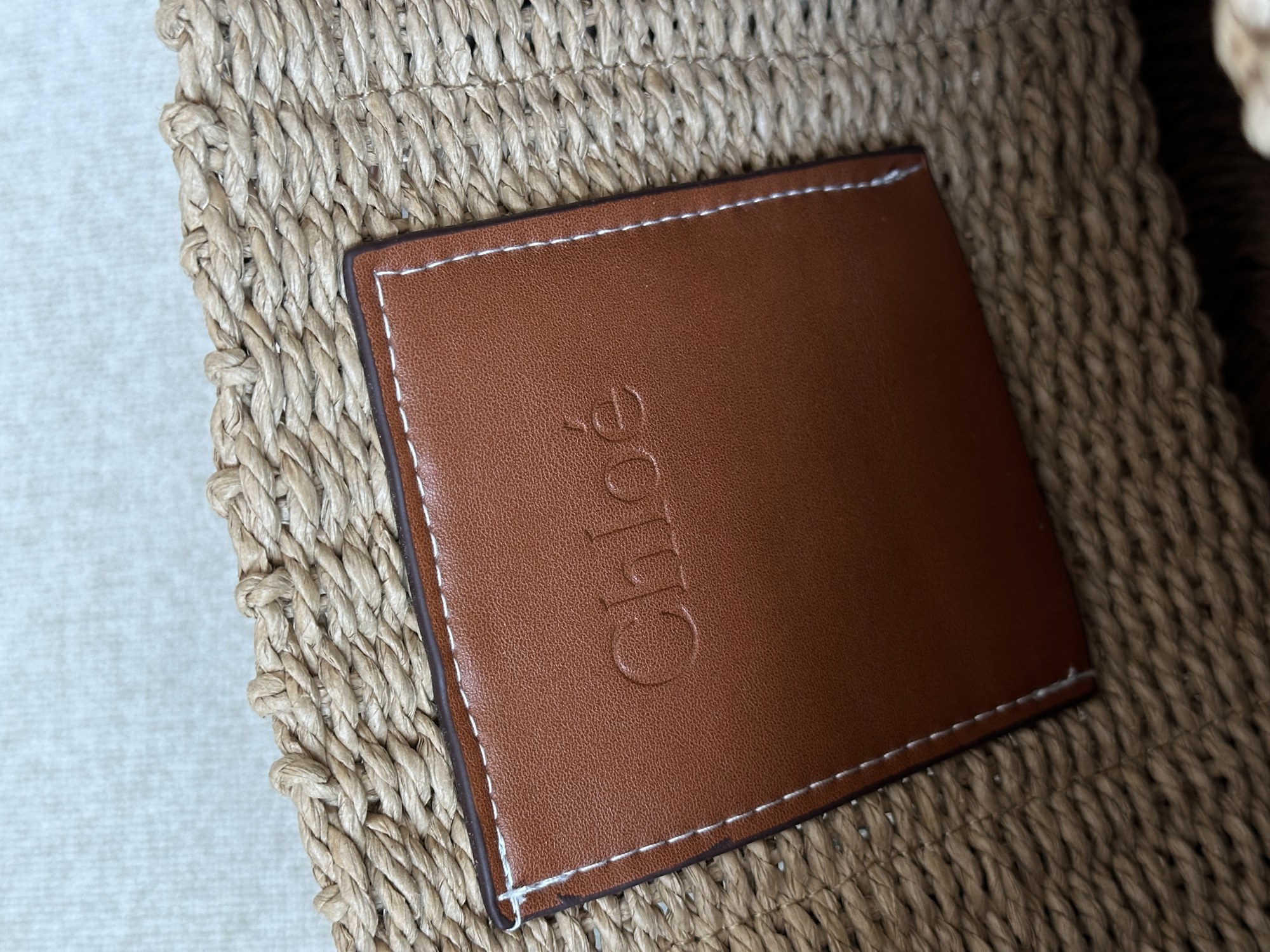 Chloe Large Woody Basket in Natural Fibers - 15