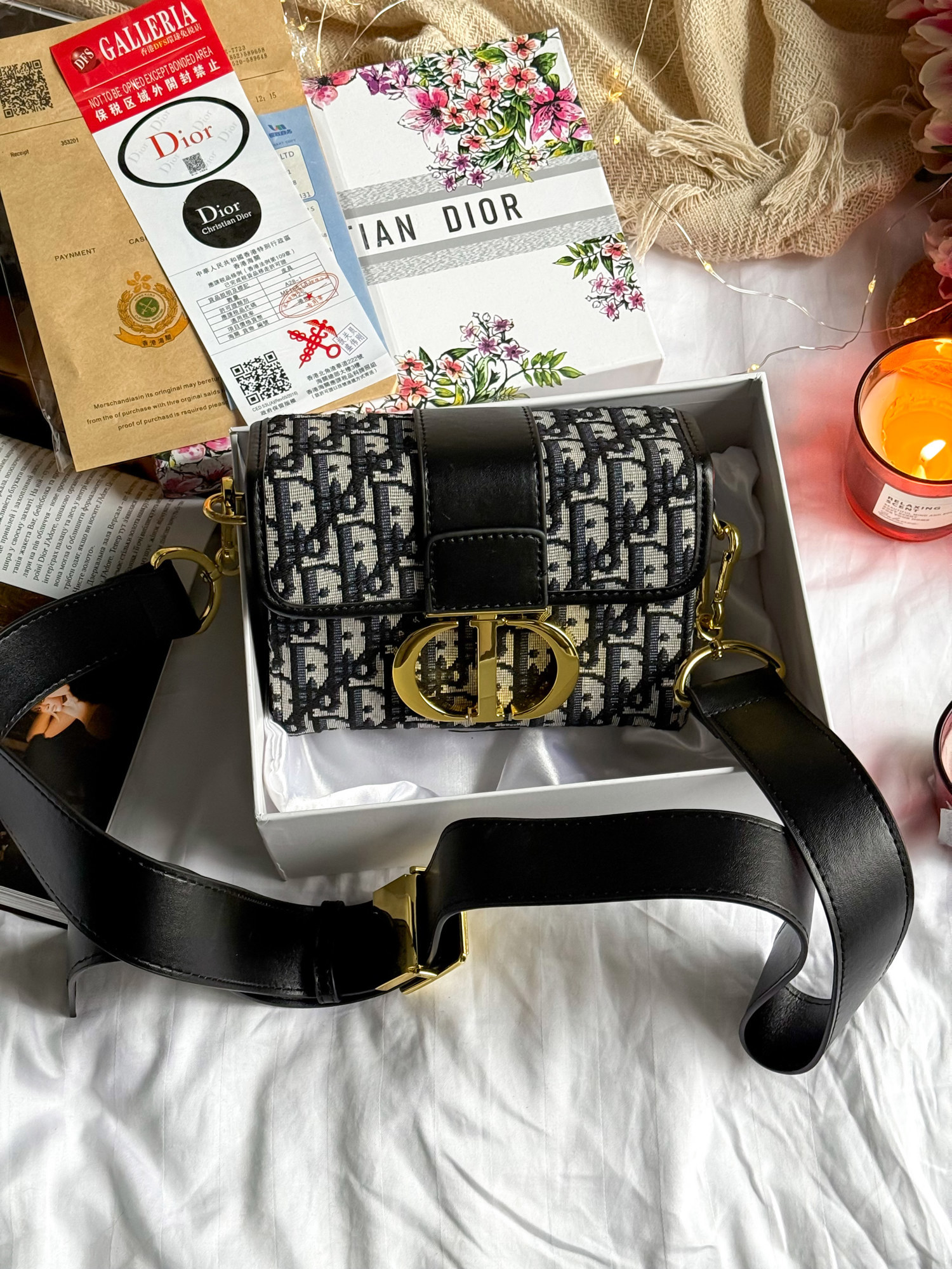 Christian Dior 30 Montaigne Bag Black/Beige [оригінальна коробка - 4