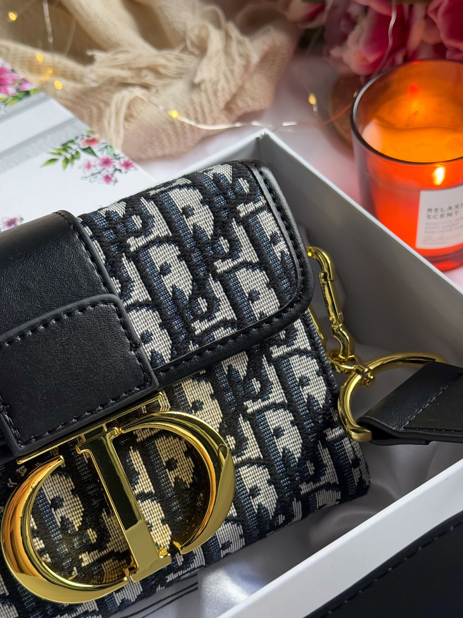 Christian Dior 30 Montaigne Bag Black/Beige [оригінальна коробка - 8