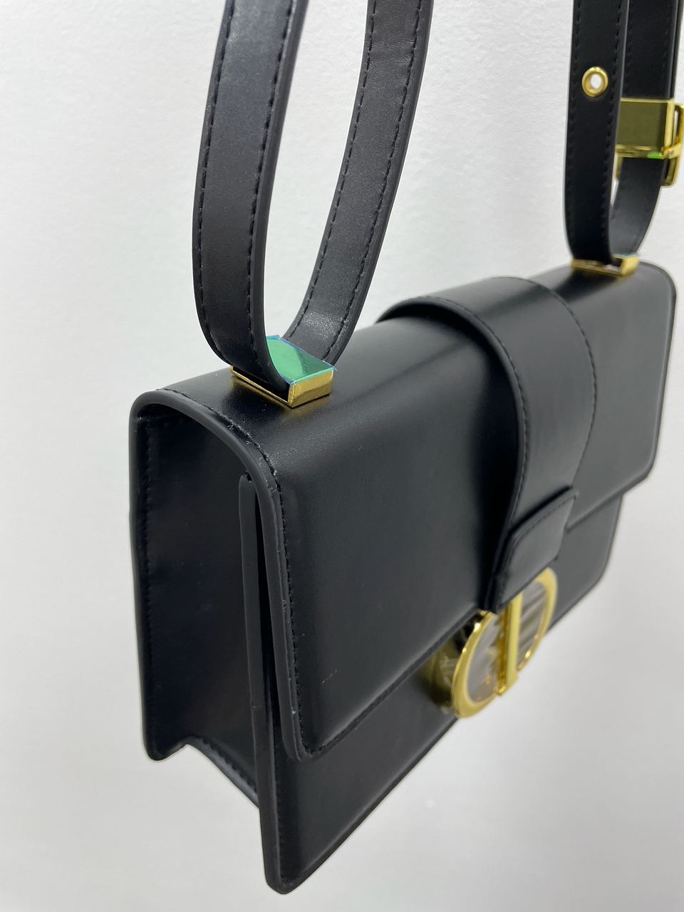 Christian Dior 30 Montaigne Bag Black Box Calfskin - 11