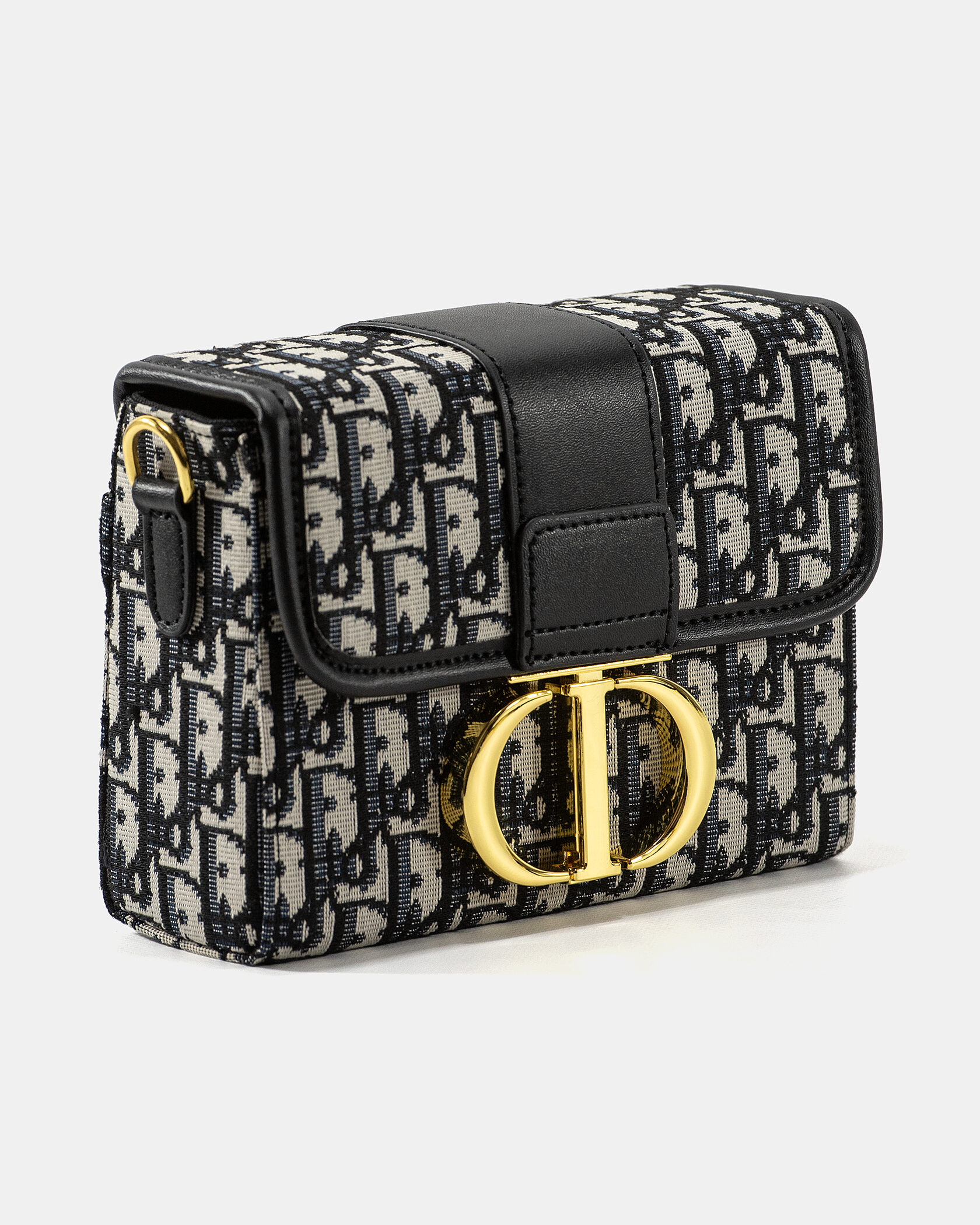 Christian Dior 30 Montaigne Chain Bag Black Dior Oblique Jacquar - 6