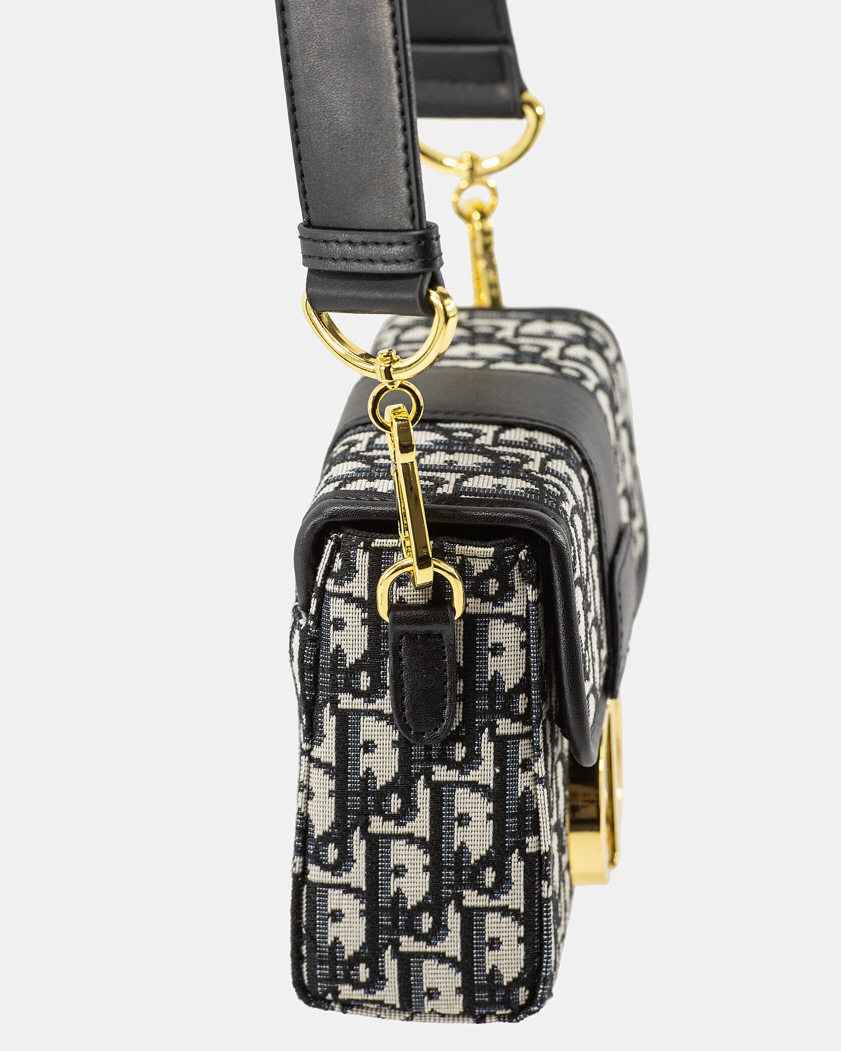 Christian Dior 30 Montaigne Chain Bag Black Dior Oblique Jacquar - 9