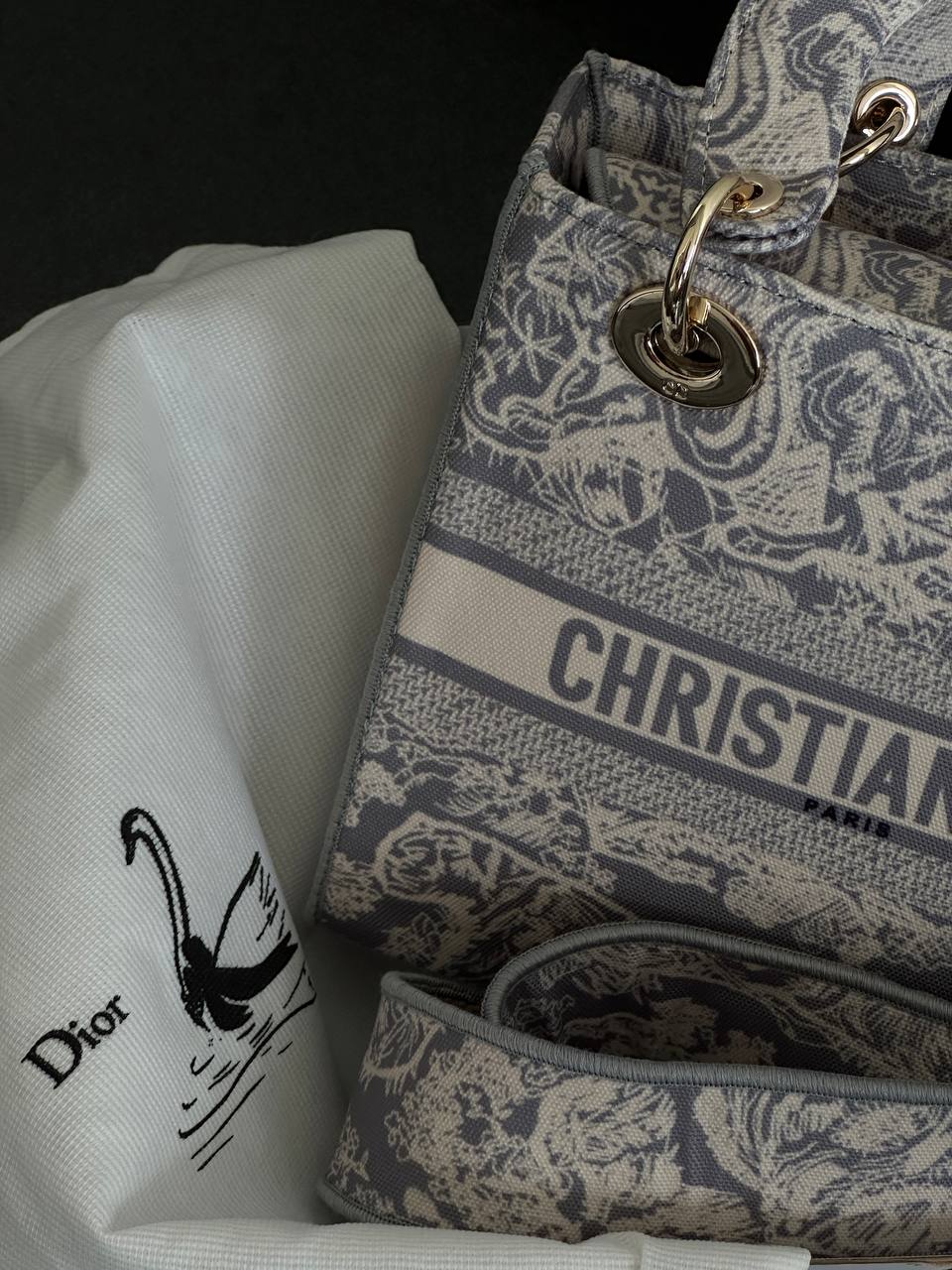 Christian Dior Lady D-Lite Medium Grey - 6