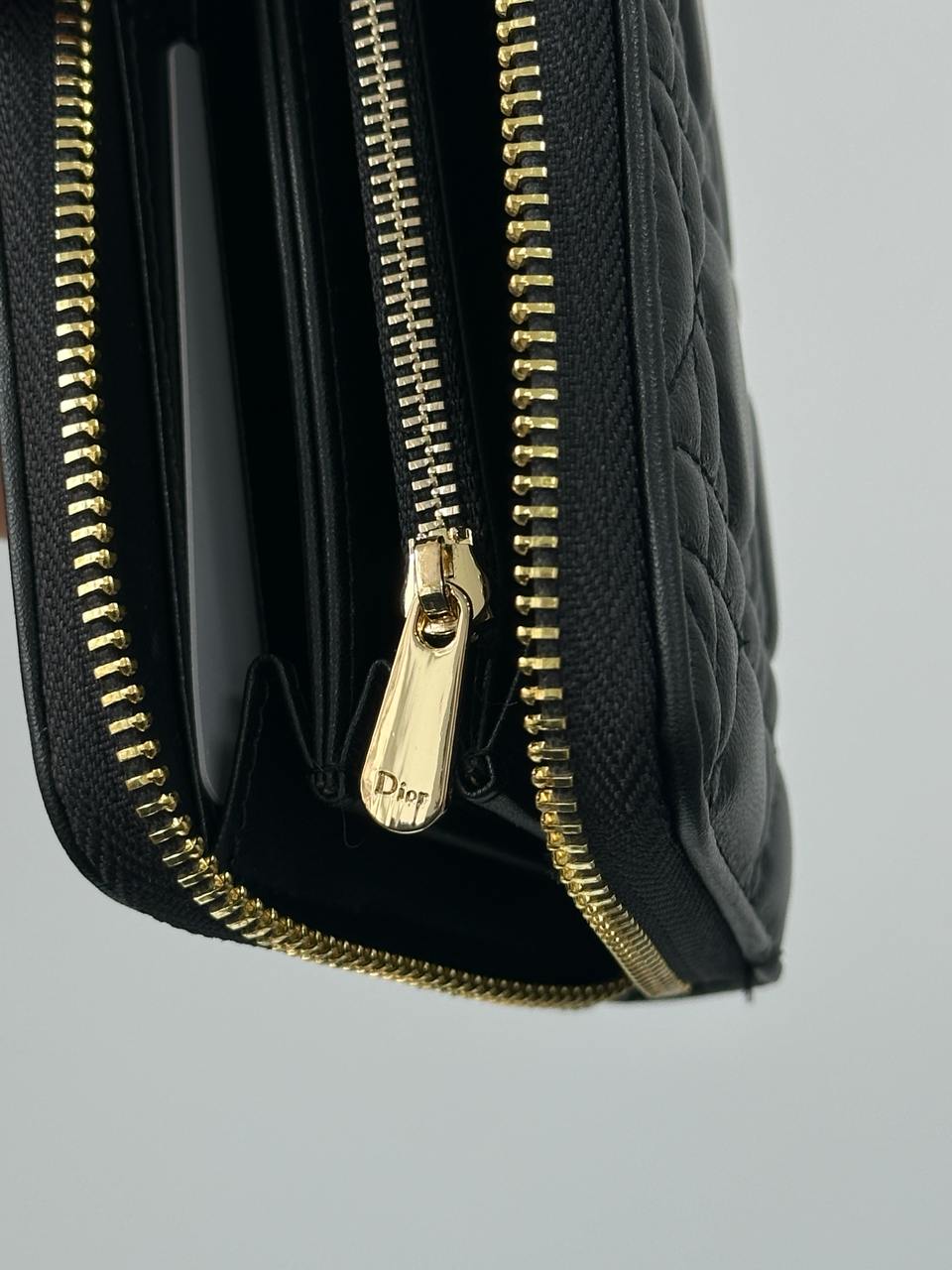 Christian Dior Lady Dior Voyageur Wallet Black - 12