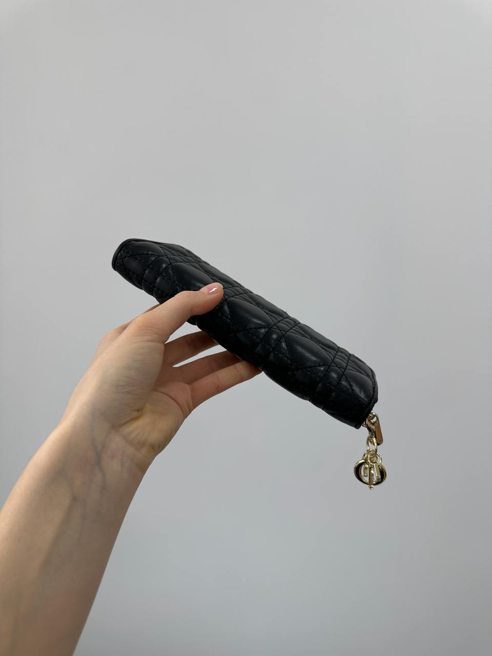 Christian Dior Lady Dior Voyageur Wallet Black - 7