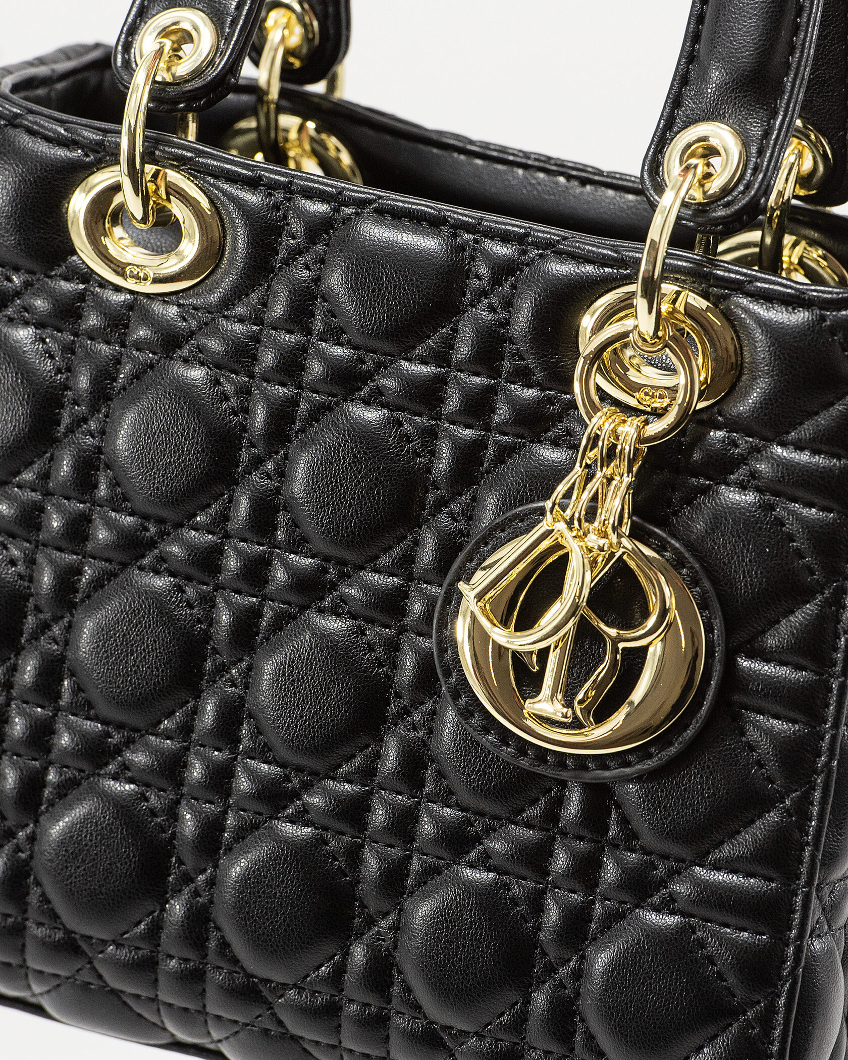 Christian Dior Lady Mini Black/Gold - 8