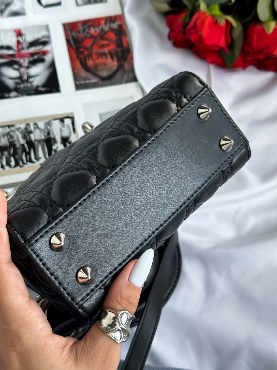 Christian Dior Lady Mini Black/Silver - 4