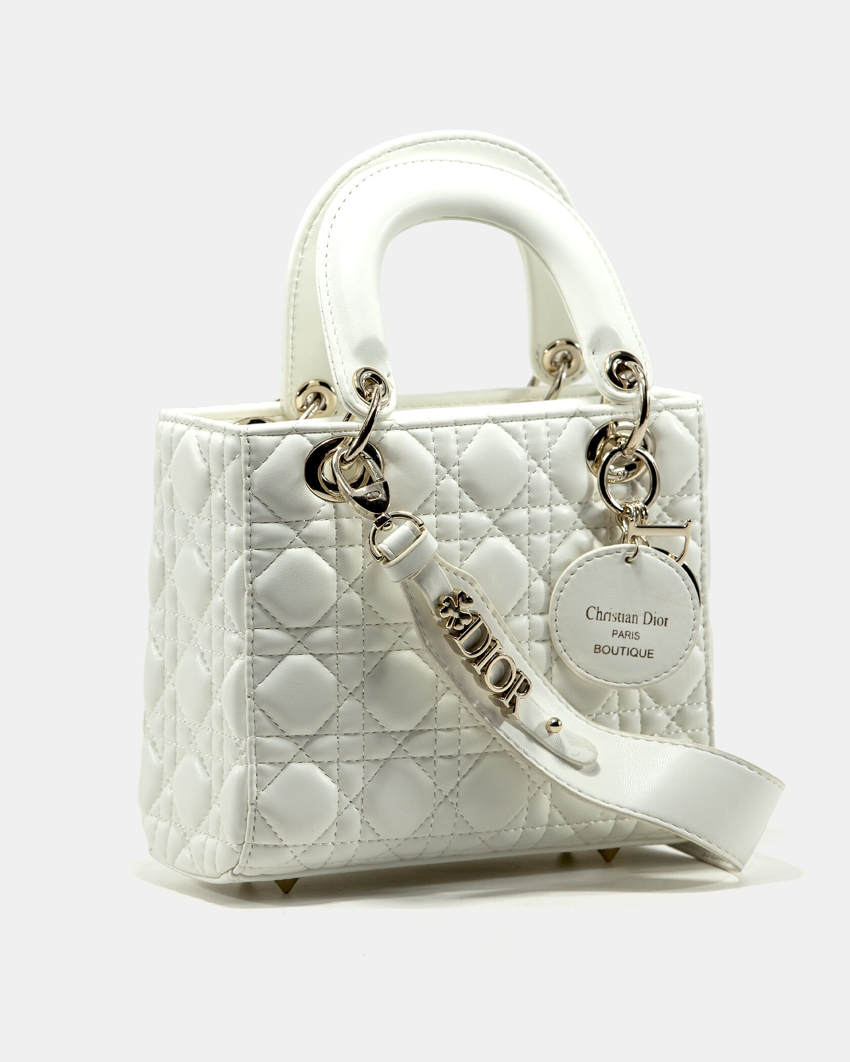 Christian Dior Lady Mini White/Silver - 6