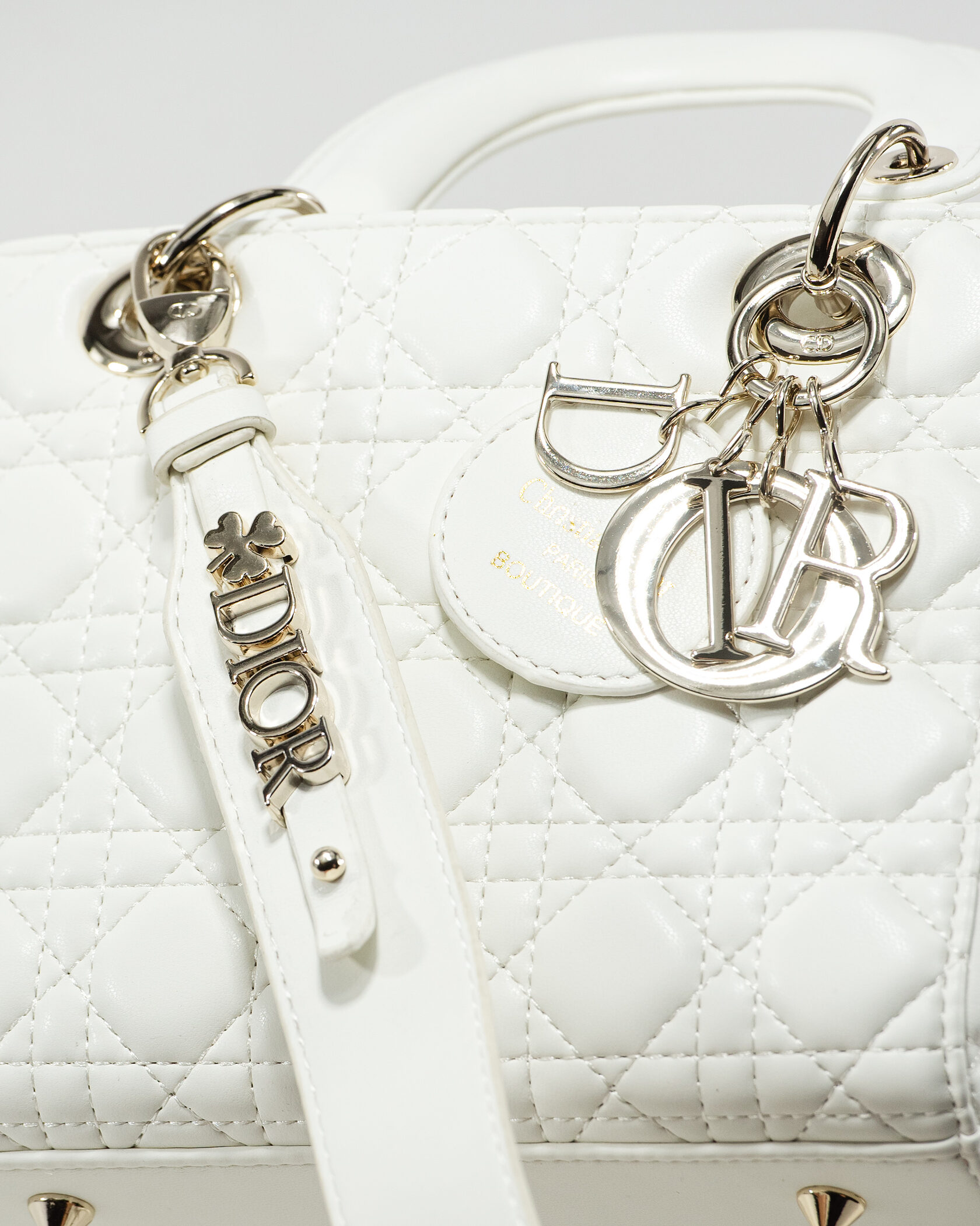 Christian Dior Lady Mini White/Silver - 8