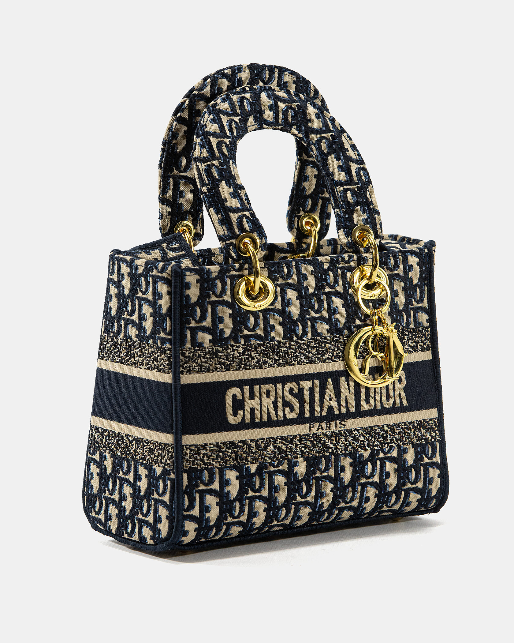 Christian Dior Medium Lady D-Lite Bag Blue - 6