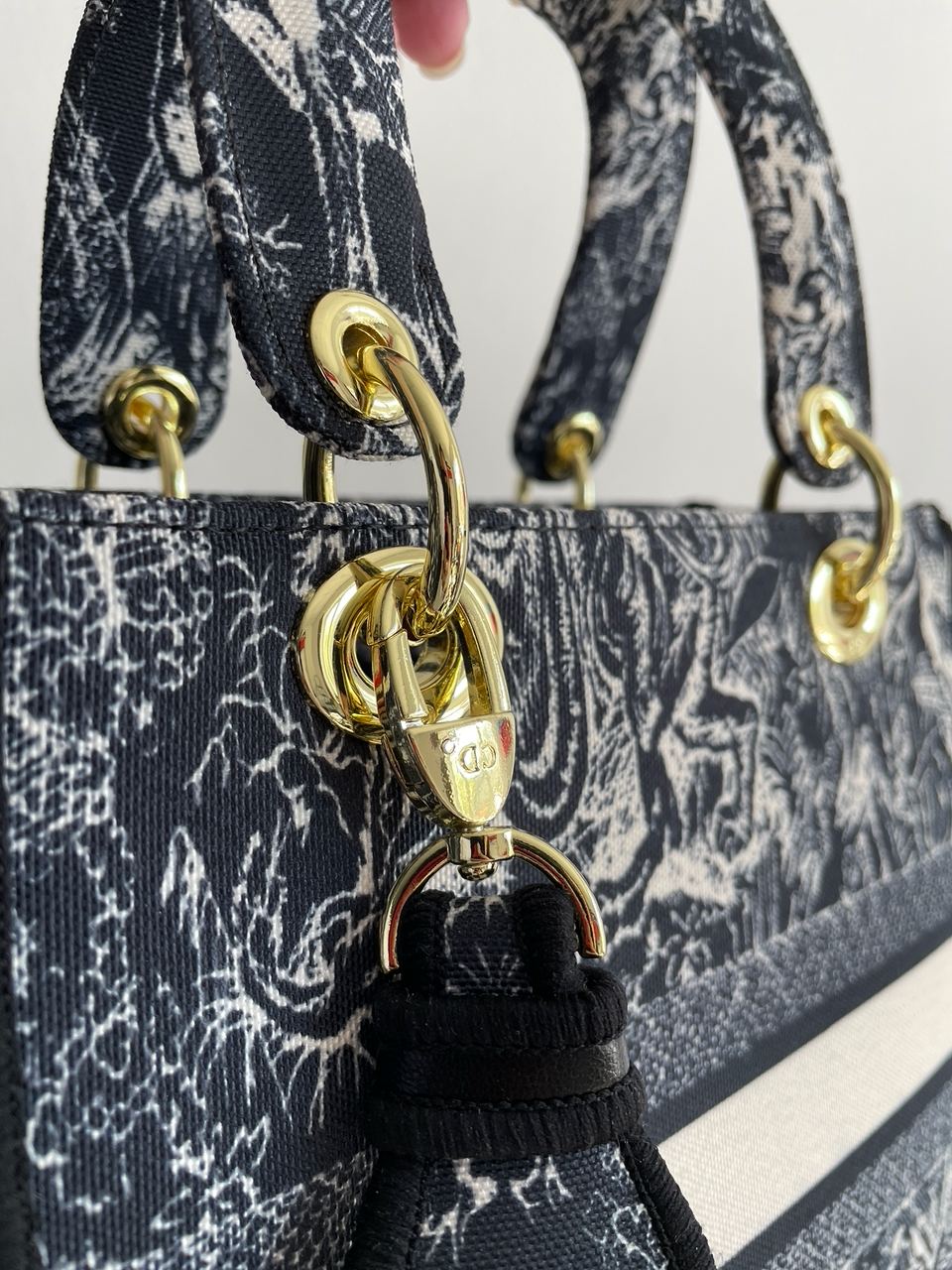 Christian Dior Medium Lady D-Lite Bag Blue - 21