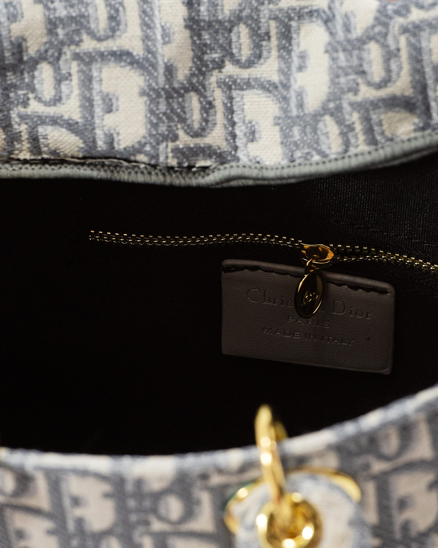 Christian Dior Medium Lady D-Lite Bag Grey - 11