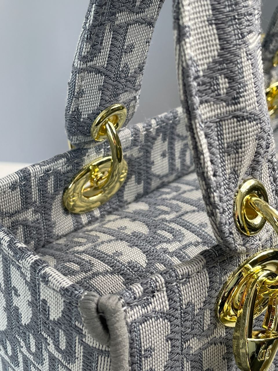 Christian Dior Medium Lady D-Lite Bag Grey - 18