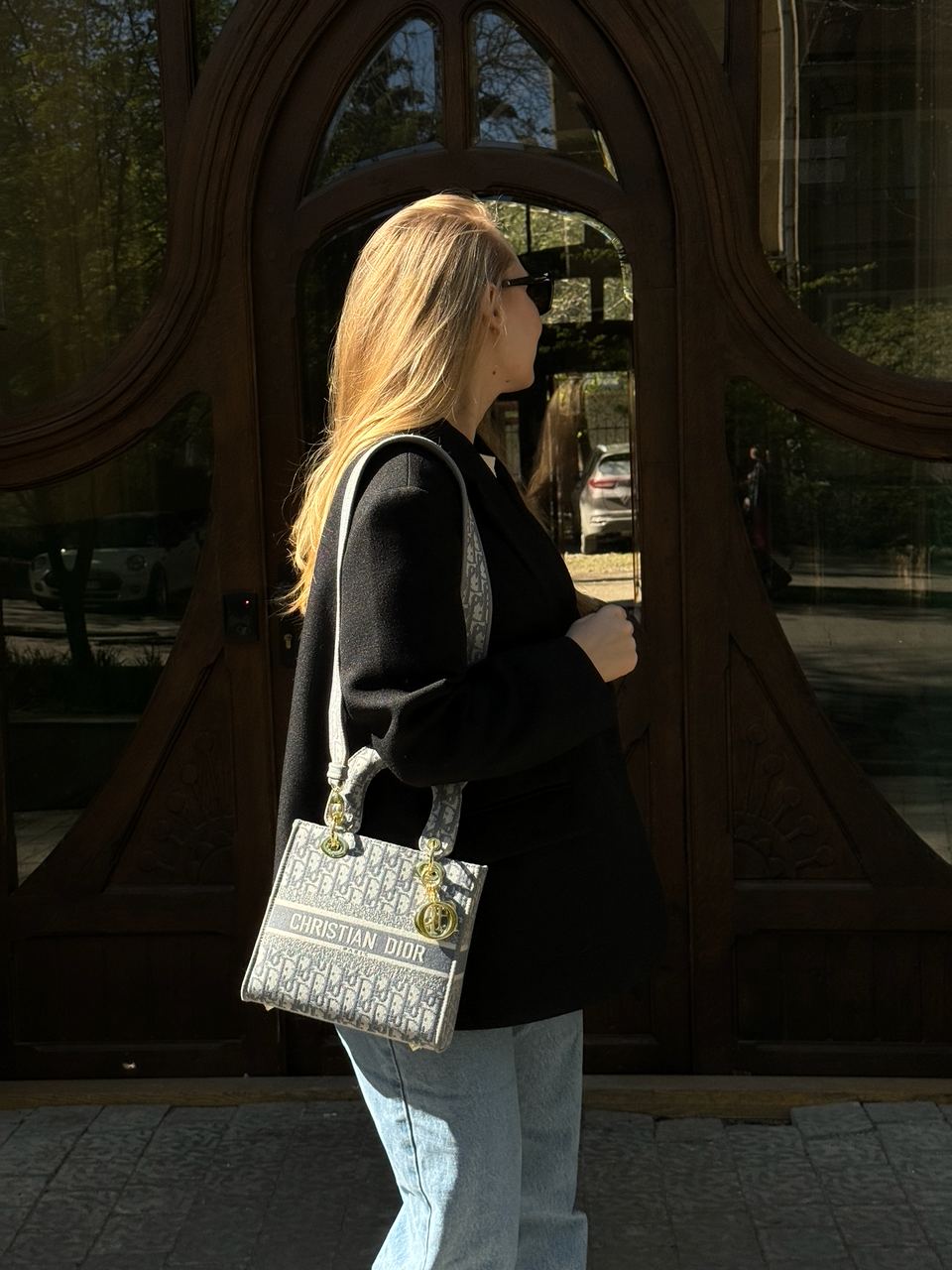 Christian Dior Medium Lady D-Lite Bag Grey - 9