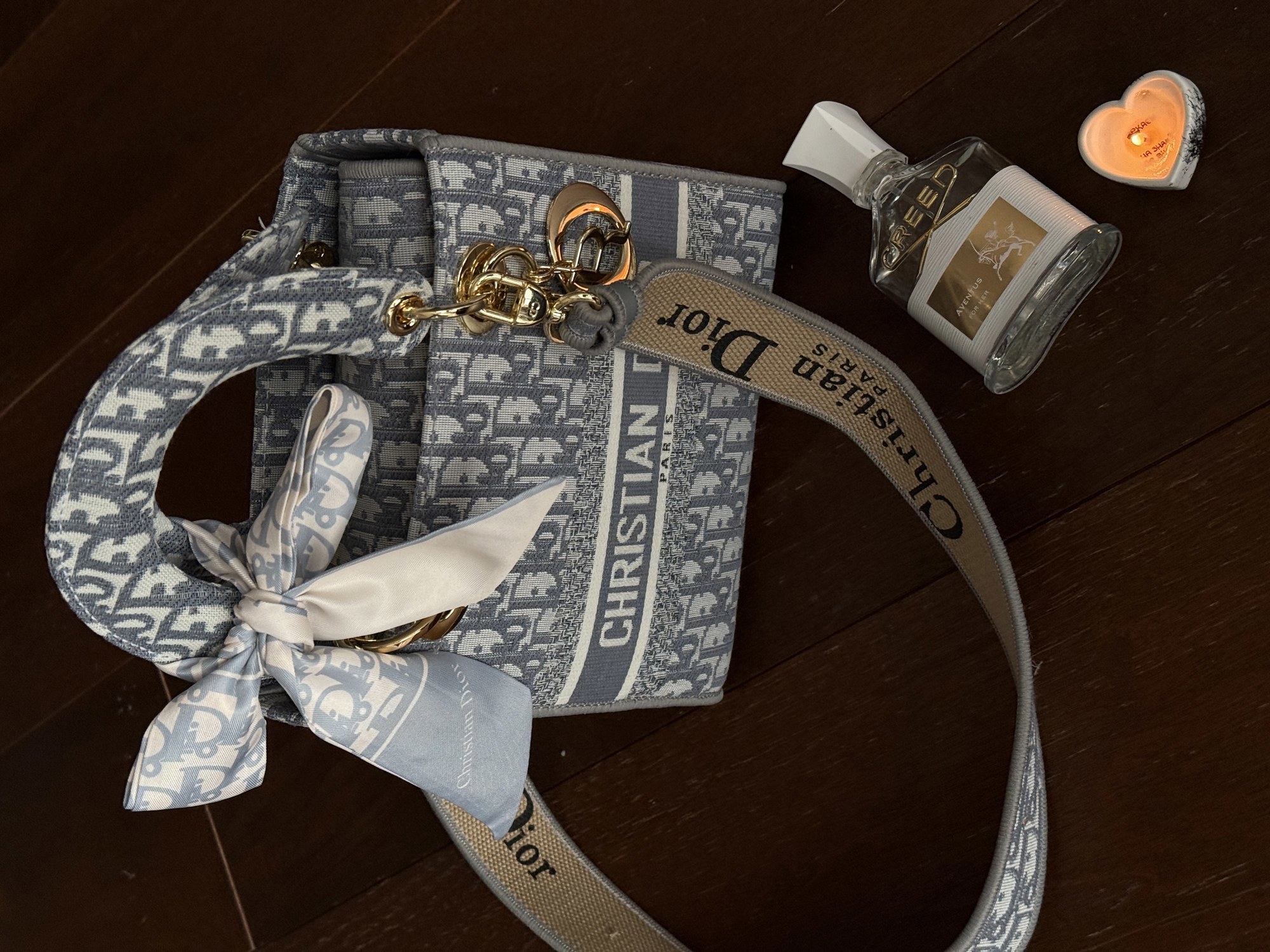 Christian Dior Medium Lady D-Lite Bag Light Grey [оригінальна ко - 10