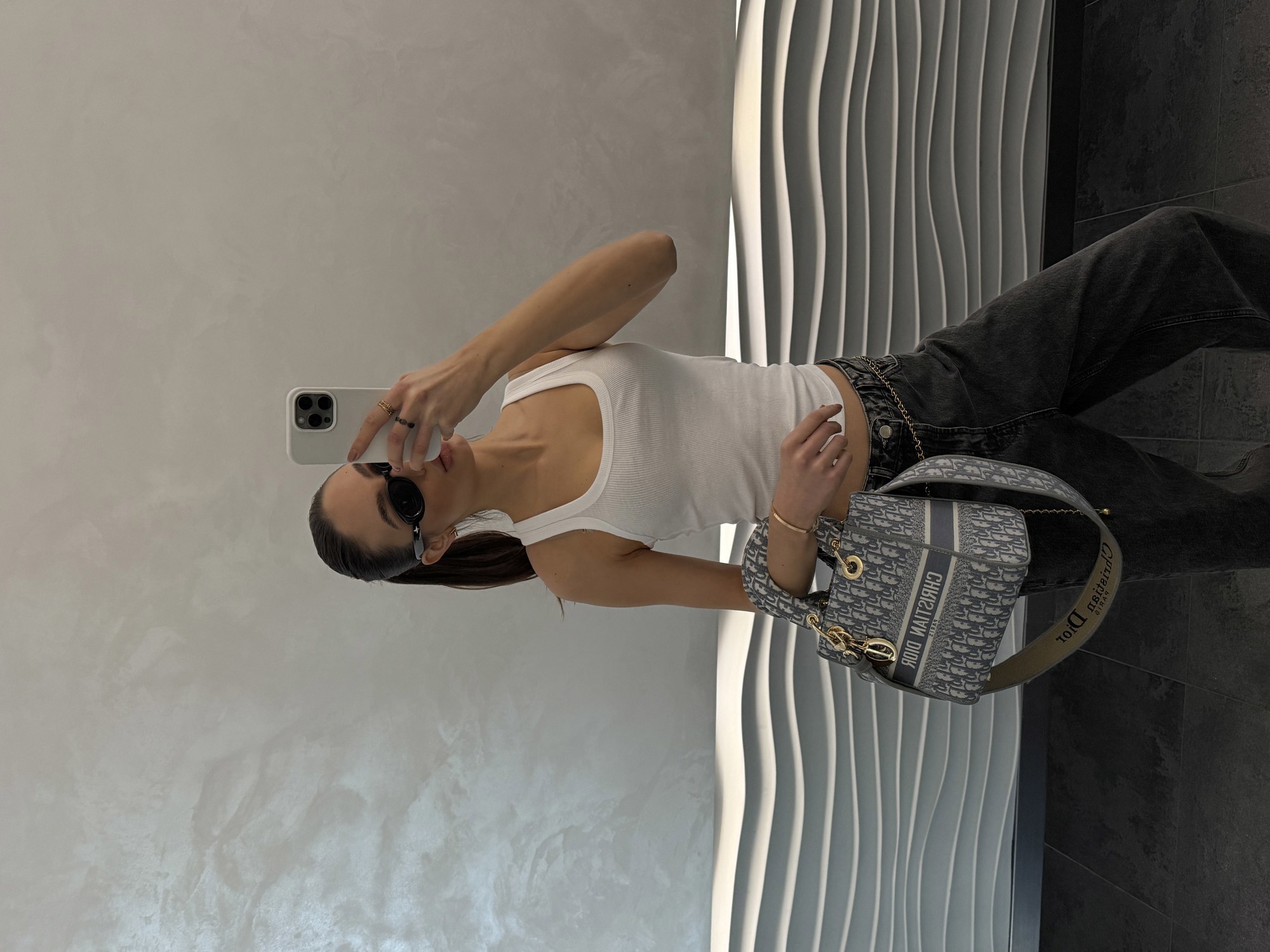 Christian Dior Medium Lady D-Lite Bag Light Grey [оригінальна ко - 3