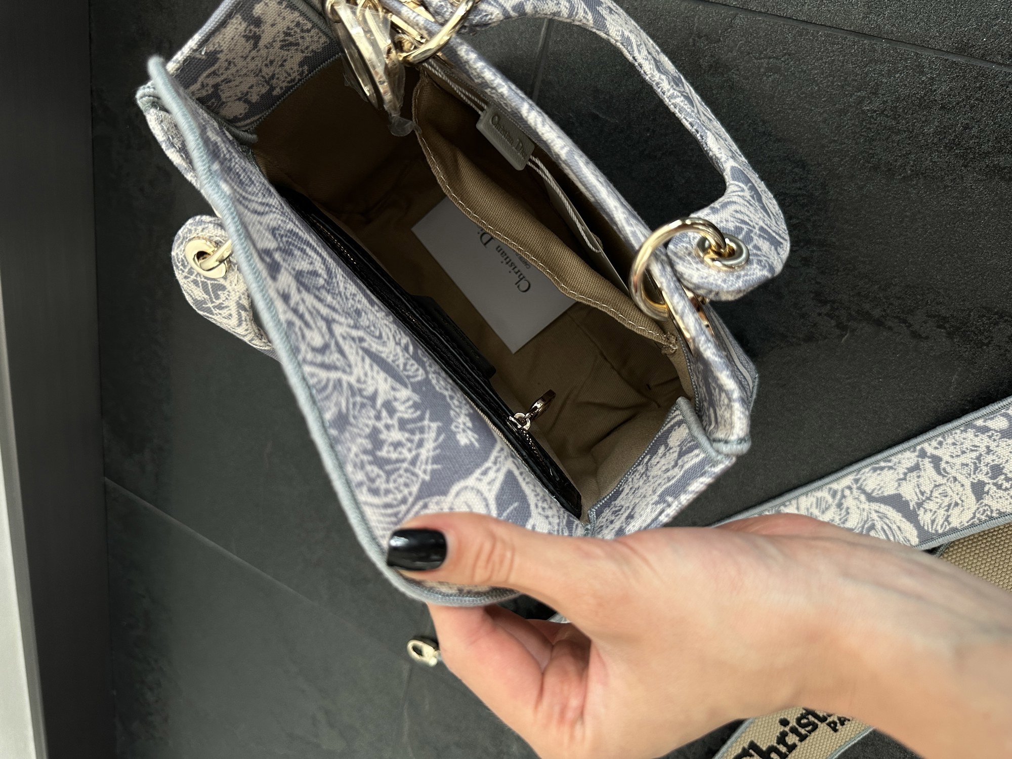 Christian Dior Medium Lady D-Lite Bag Lilac [оригінальна коробка] - 15