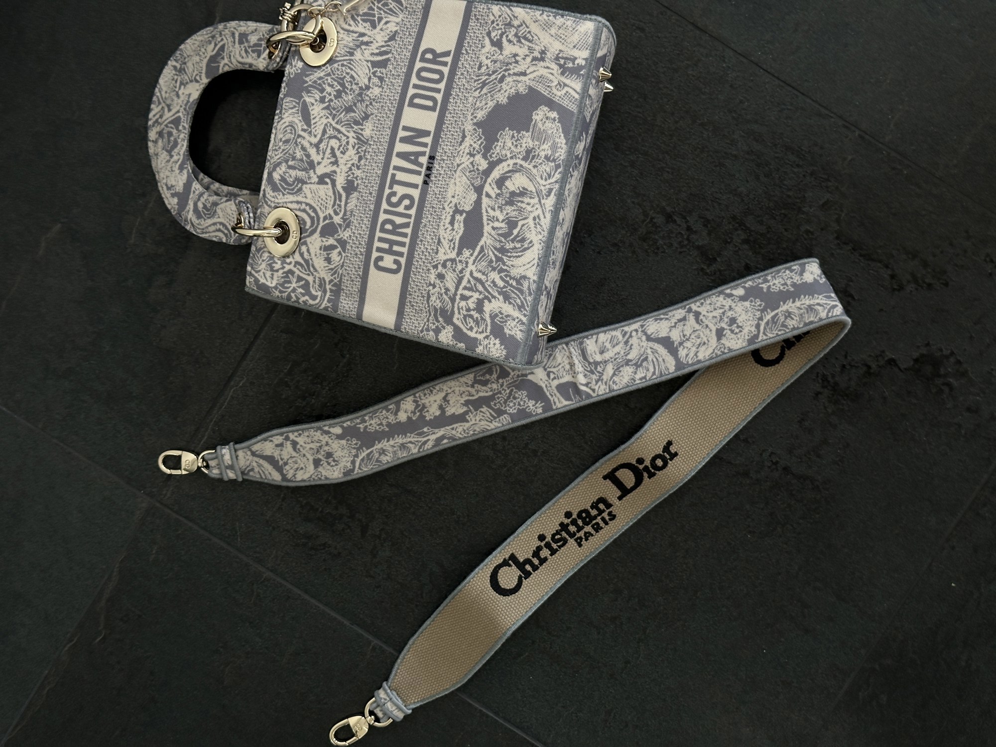 Christian Dior Medium Lady D-Lite Bag Lilac [оригінальна коробка] - 4