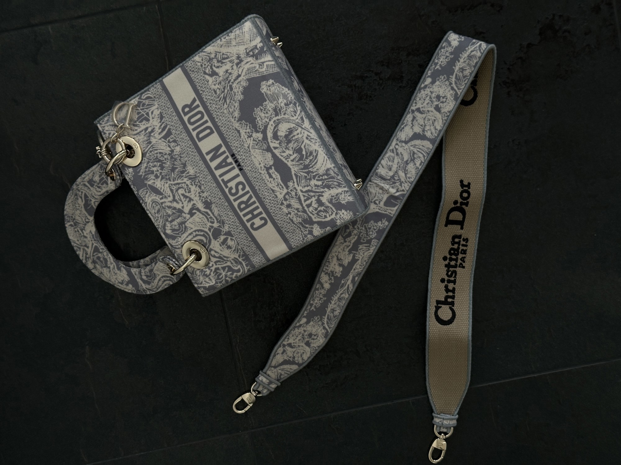 Christian Dior Medium Lady D-Lite Bag Lilac [оригінальна коробка] - 7