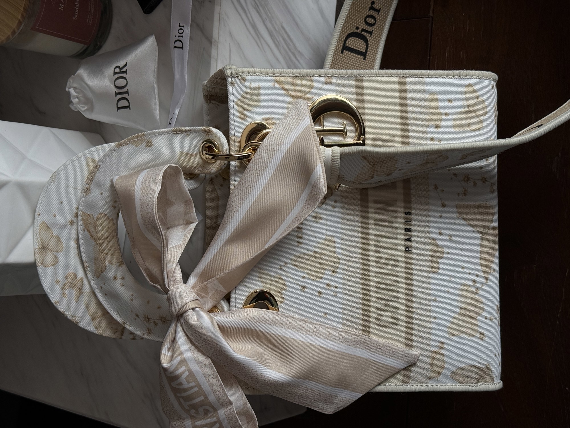 Christian Dior Medium Lady D-Lite Bag Yellow [оригінальна коробк - 10