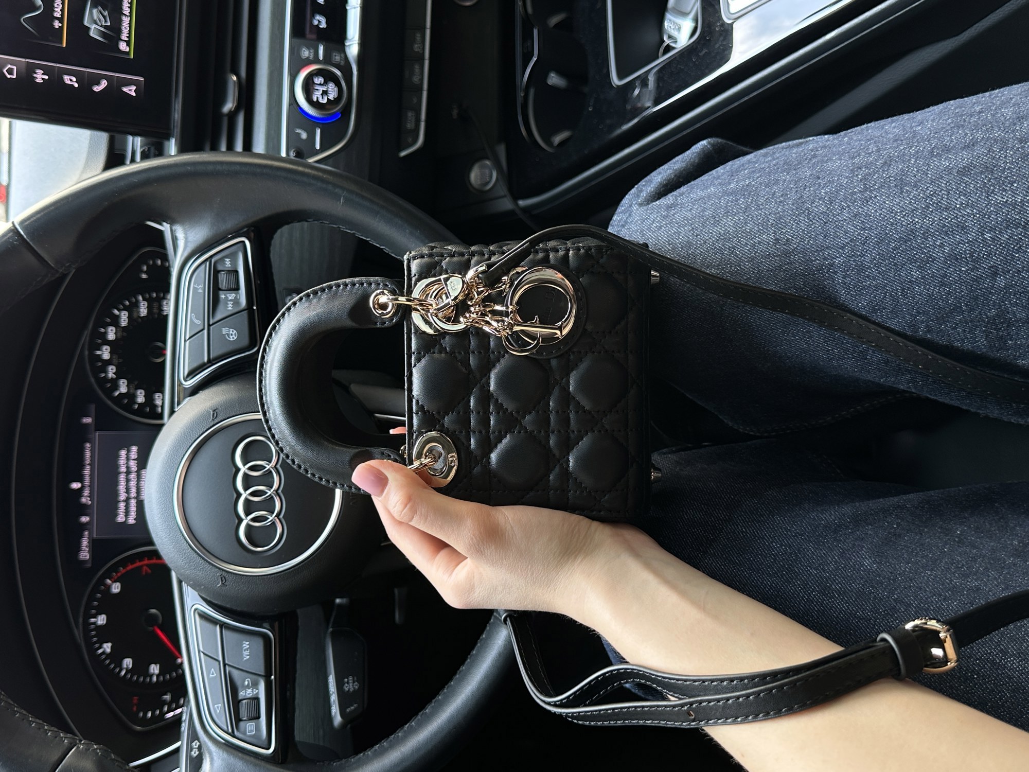 Christian Dior Micro Lady Dior Bag Black - 10