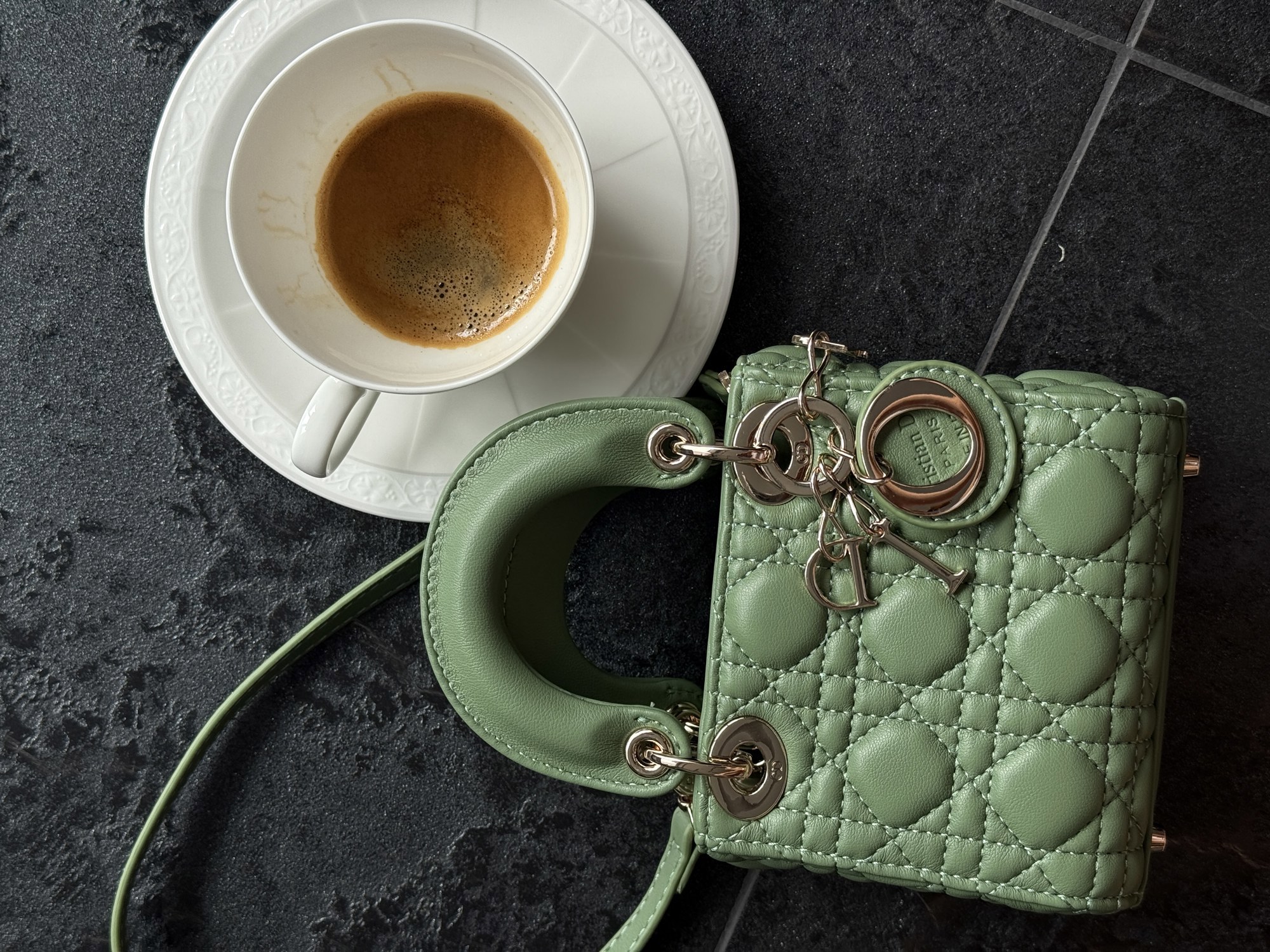 Christian Dior Micro Lady Dior Bag Green [оригінальна коробка] - 15