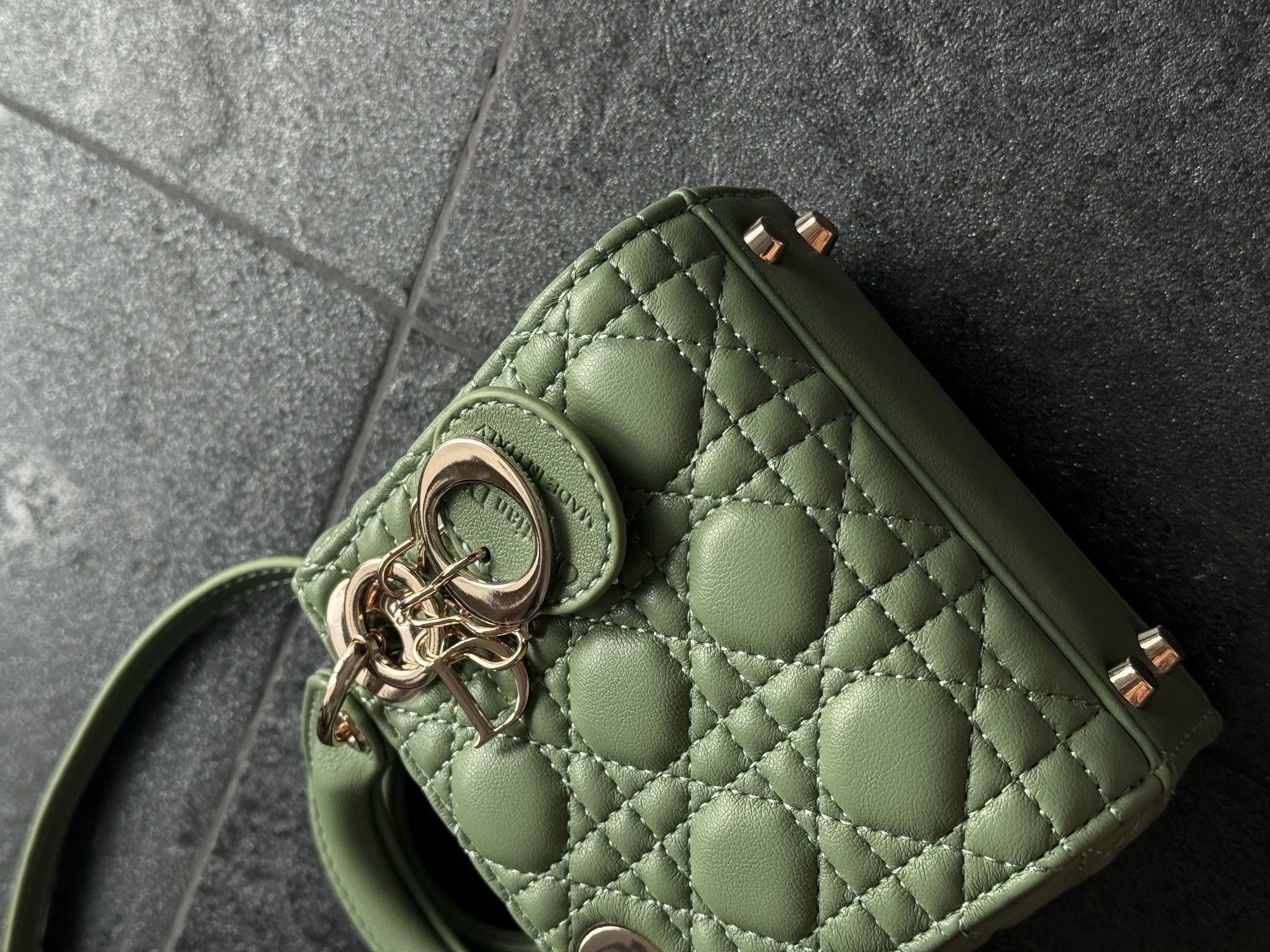 Christian Dior Micro Lady Dior Bag Green [оригінальна коробка] - 10