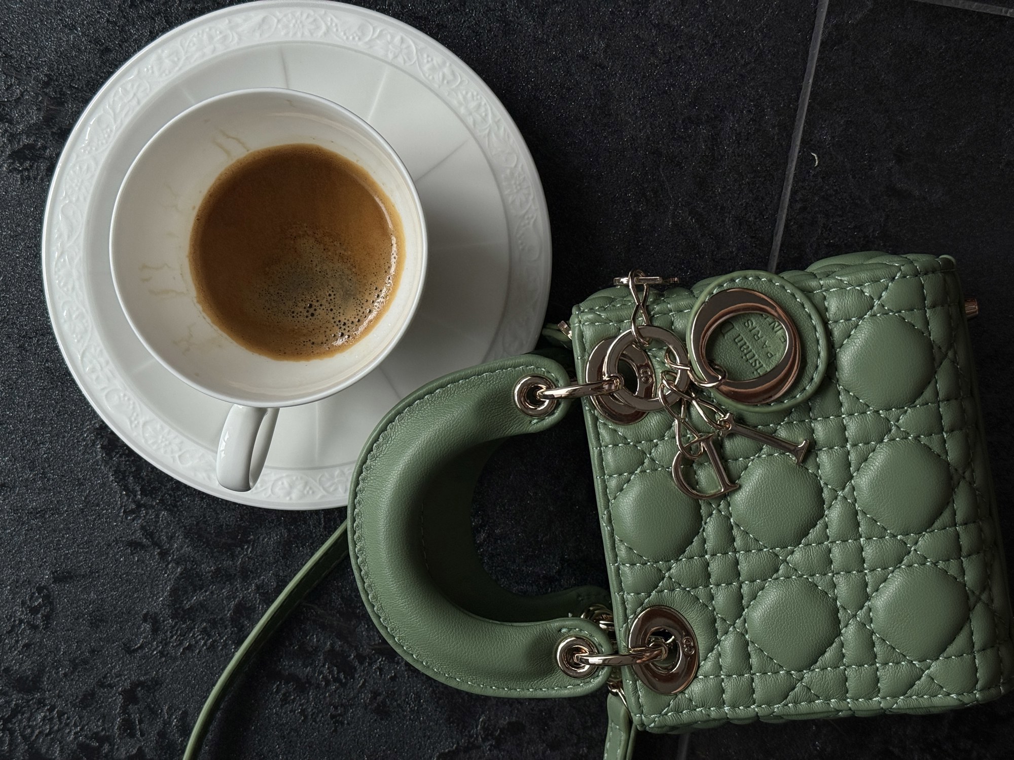 Christian Dior Micro Lady Dior Bag Green [оригінальна коробка] - 14