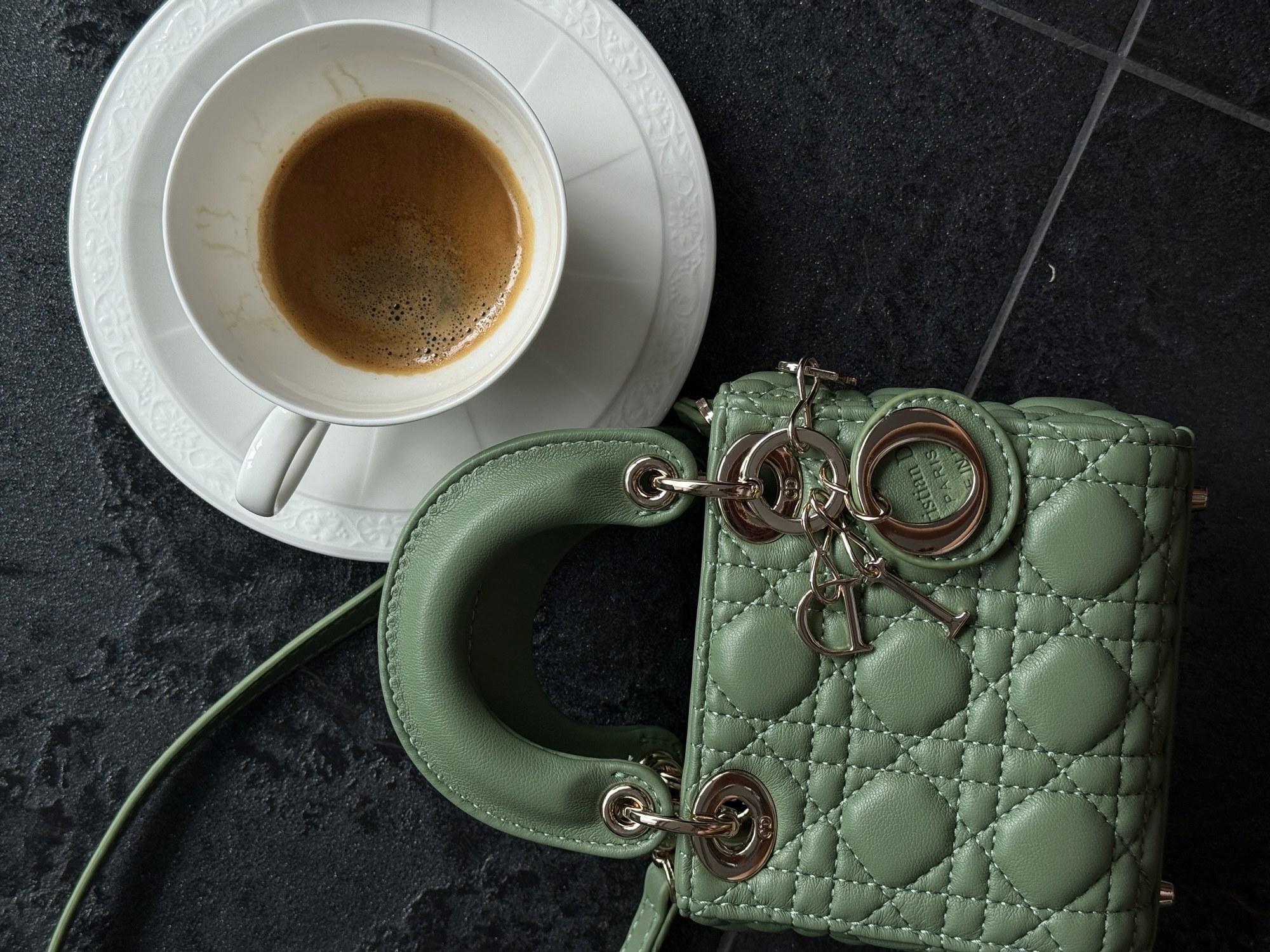 Christian Dior Micro Lady Dior Bag Green [оригінальна коробка] - 7