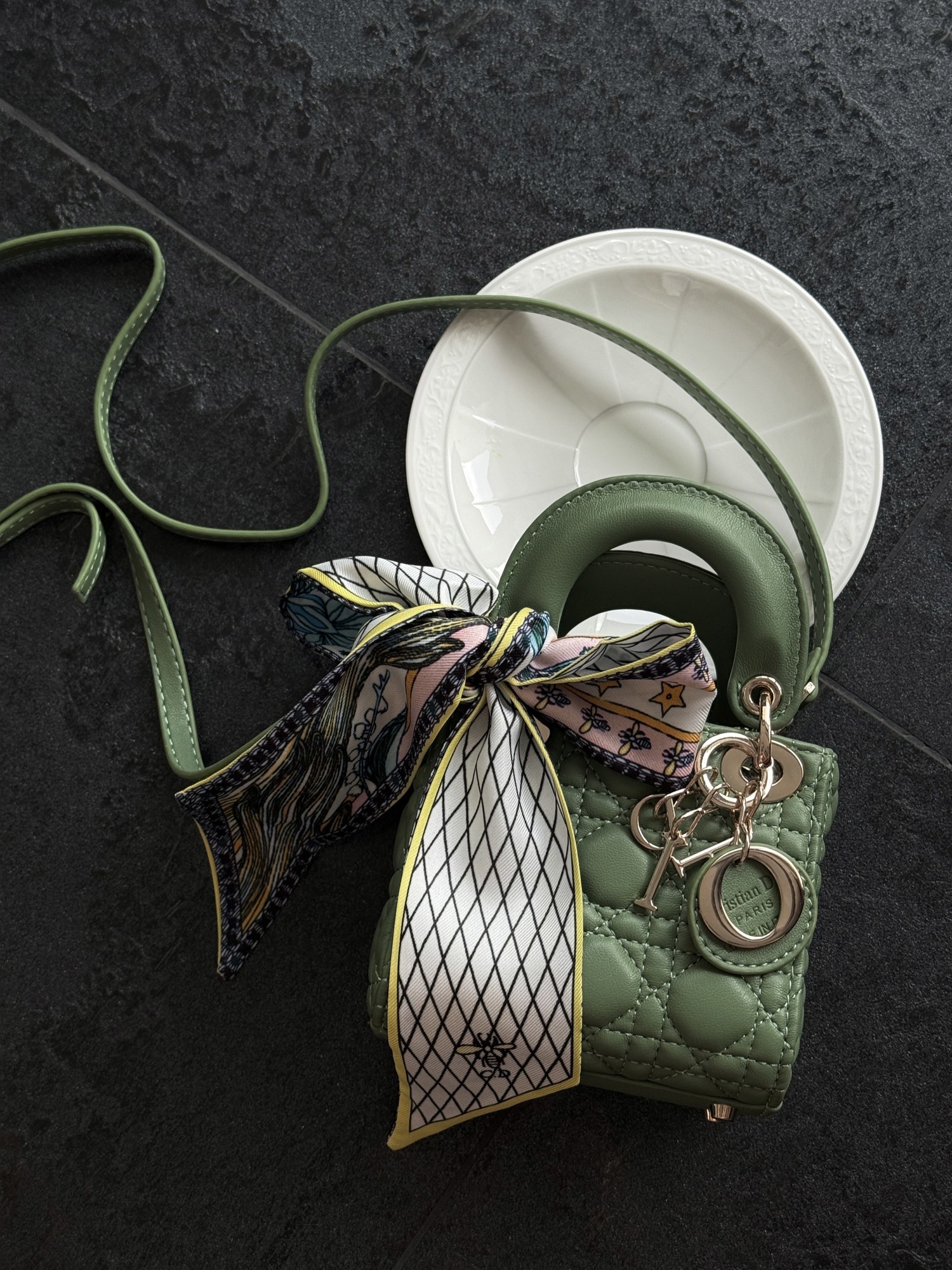 Christian Dior Micro Lady Dior Bag Green [оригінальна коробка] - 4