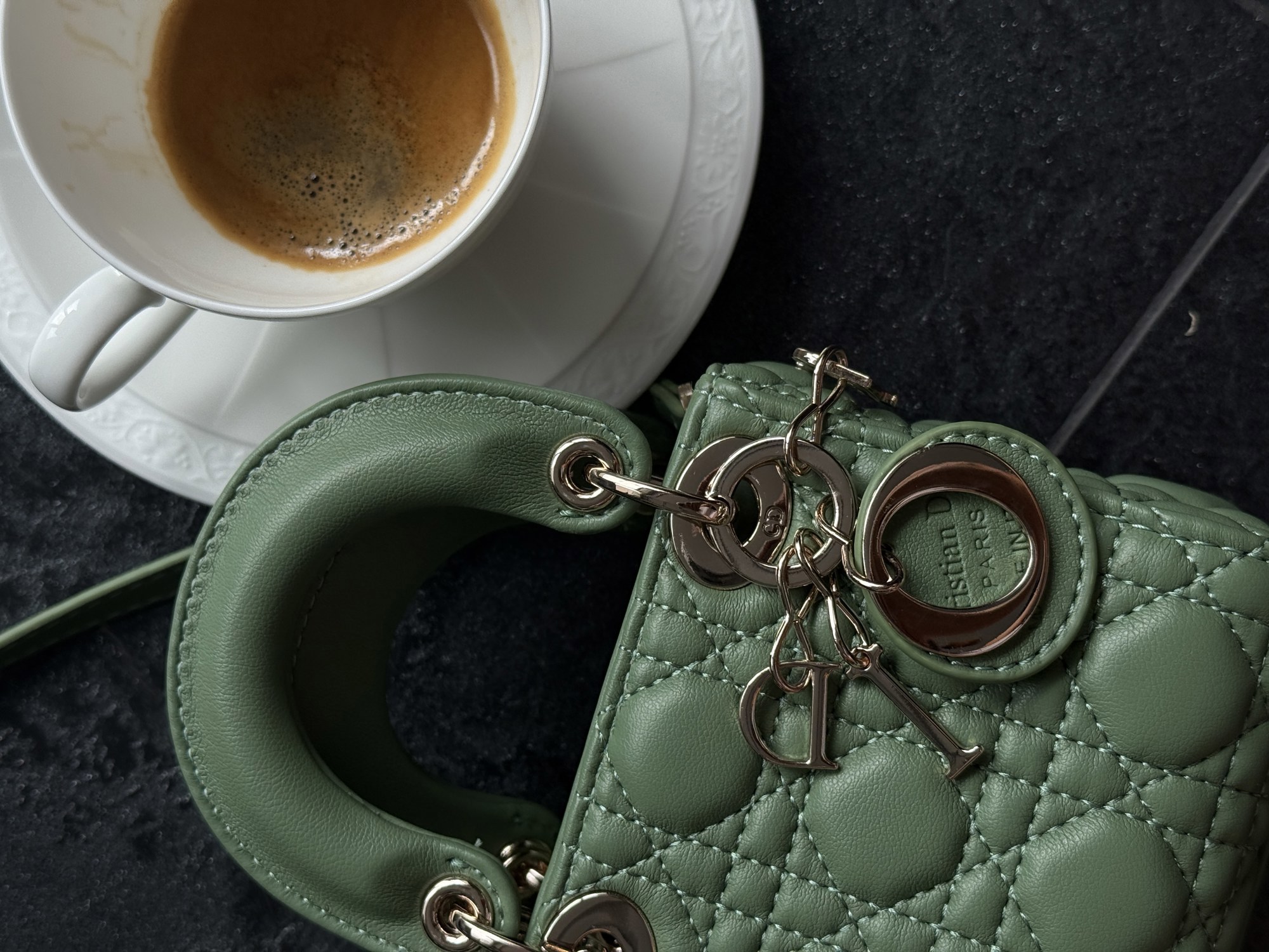 Christian Dior Micro Lady Dior Bag Green [оригінальна коробка] - 6