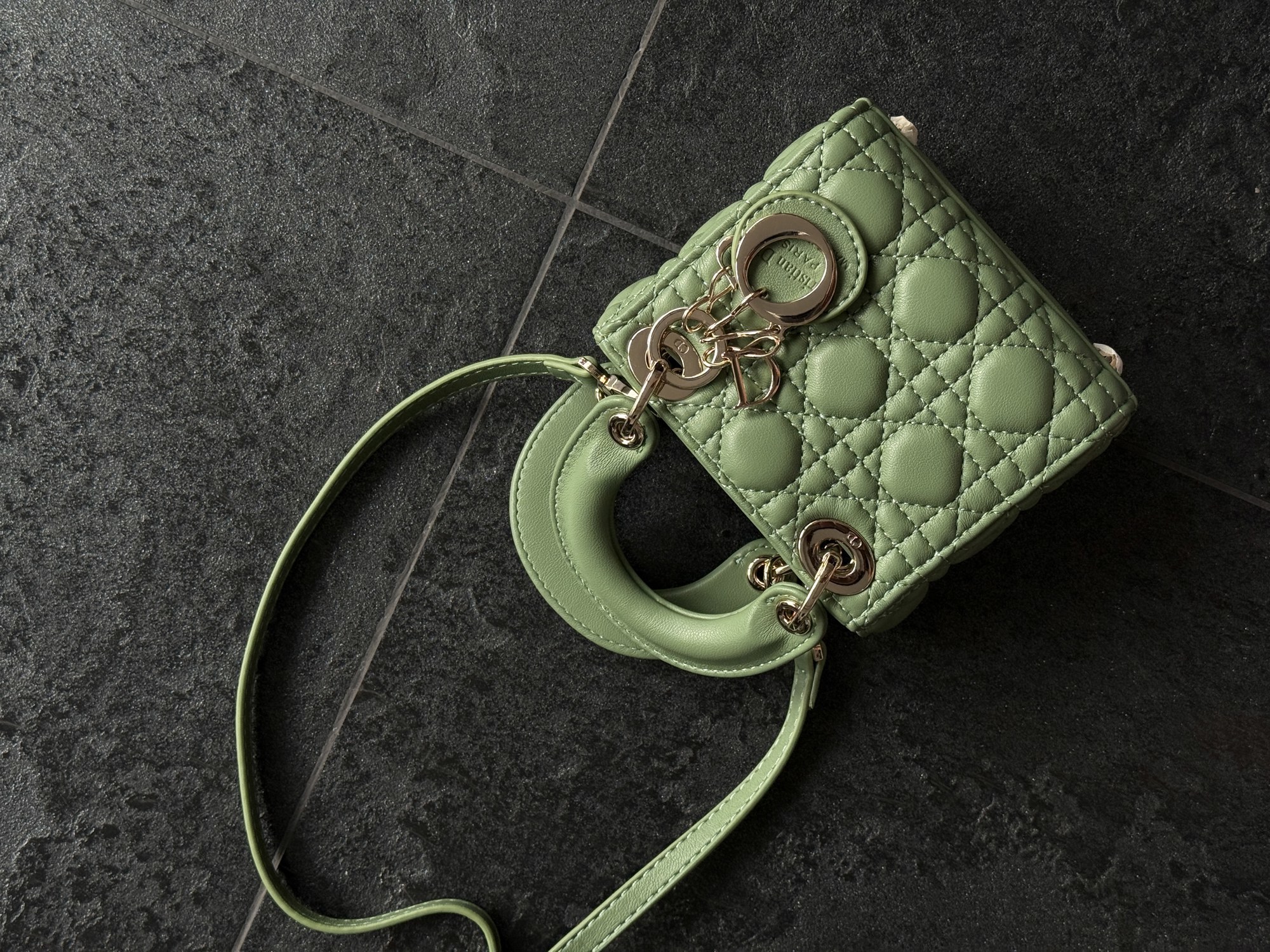 Christian Dior Micro Lady Dior Bag Green [оригінальна коробка] - 8