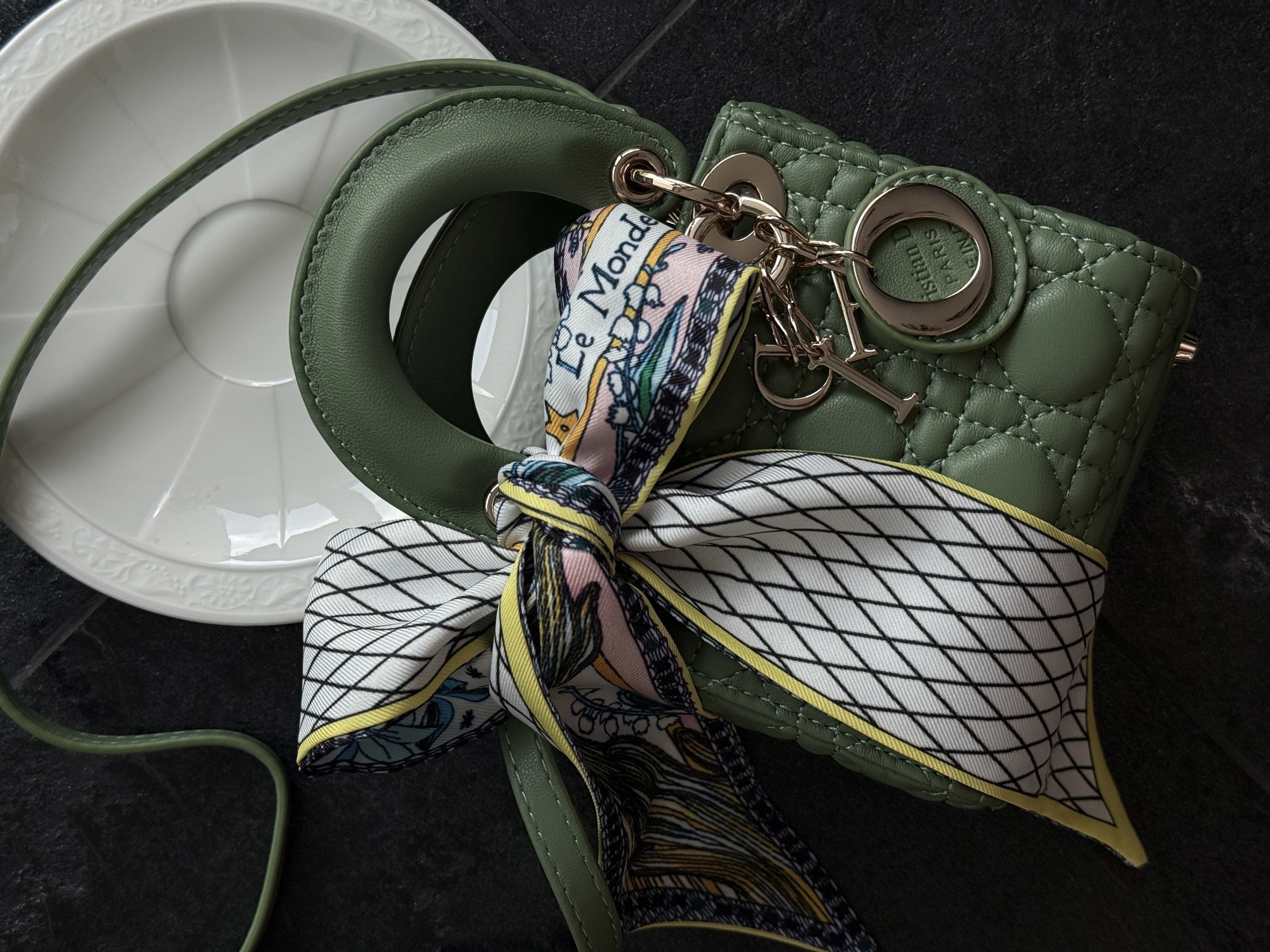 Christian Dior Micro Lady Dior Bag Green [оригінальна коробка] - 5