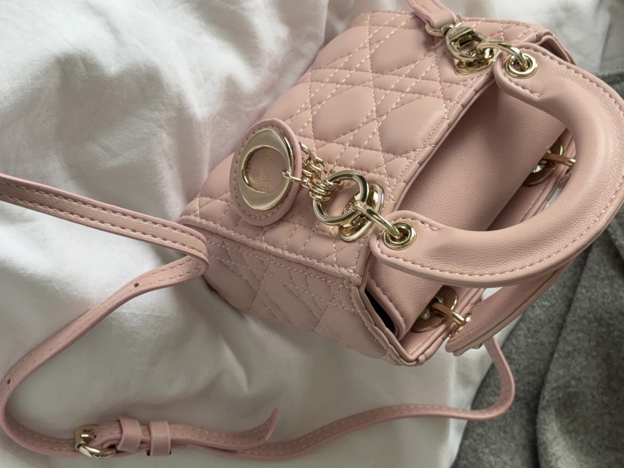 Christian Dior Micro Lady Dior Bag Pink [оригінальна коробка] - 10