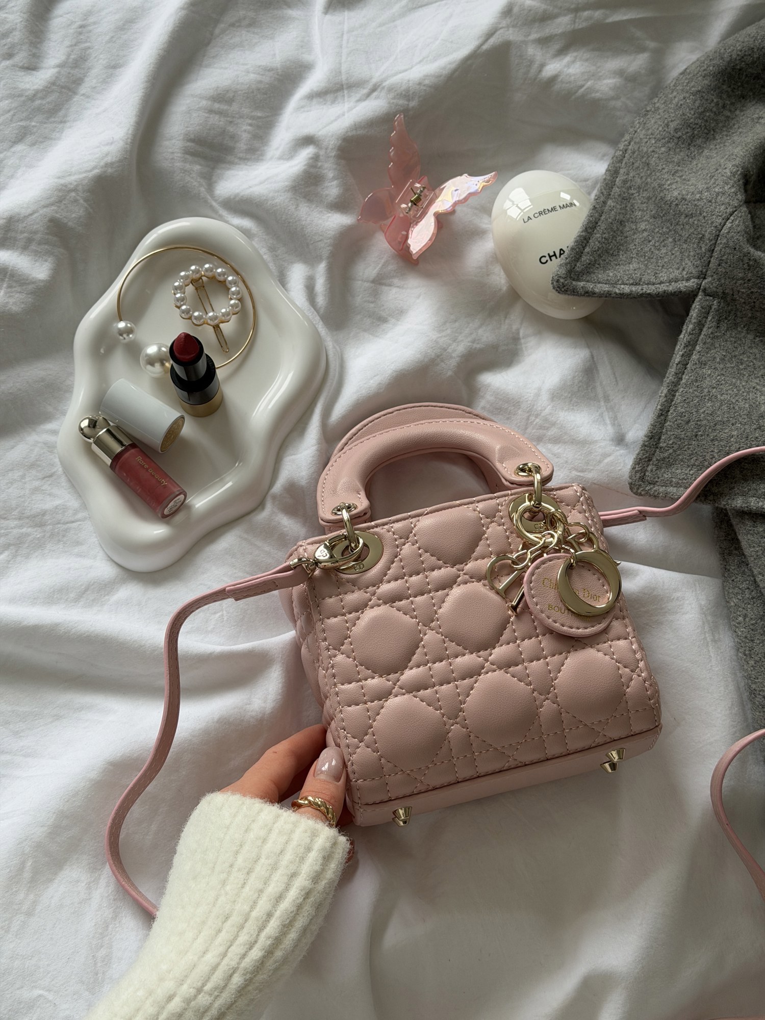 Christian Dior Micro Lady Dior Bag Pink [оригінальна коробка] - 14