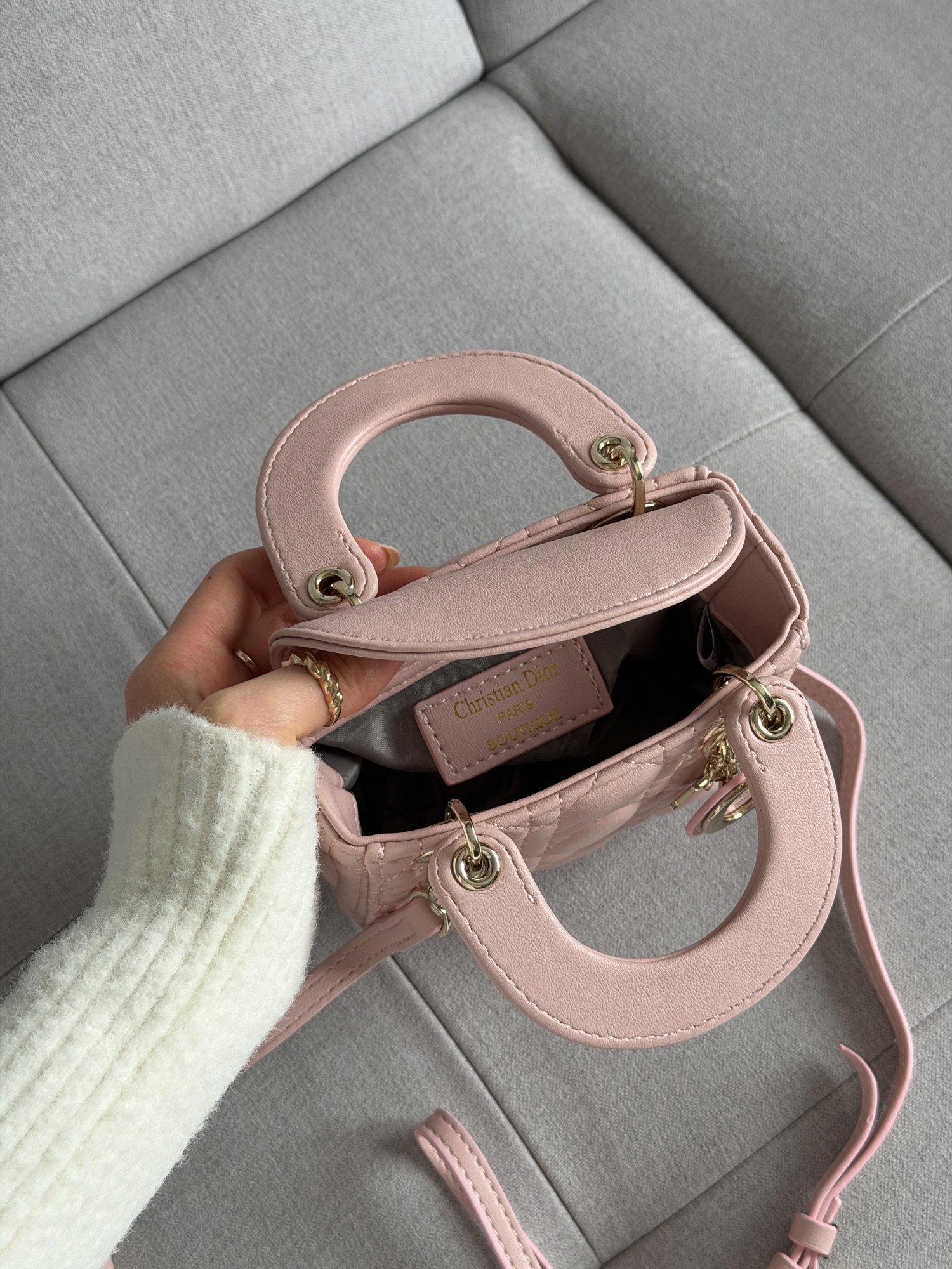 Christian Dior Micro Lady Dior Bag Pink [оригінальна коробка] - 8