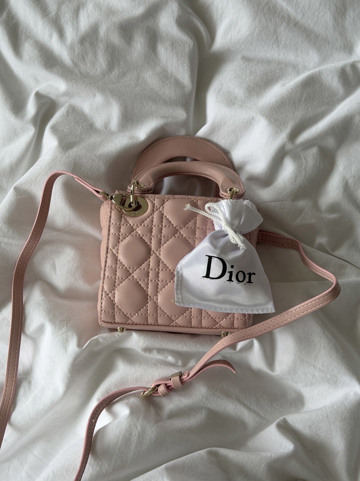 Christian Dior Micro Lady Dior Bag Pink [оригінальна коробка] - 3