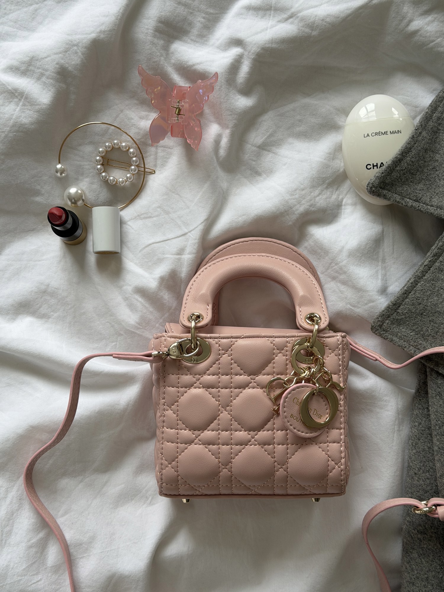 Christian Dior Micro Lady Dior Bag Pink [оригінальна коробка] - 13