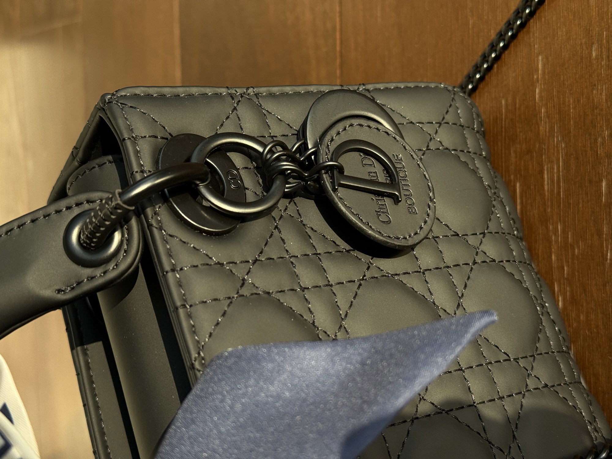 Christian Dior Micro Lady Dior BagTotal Black[оригінальна коробка - 8