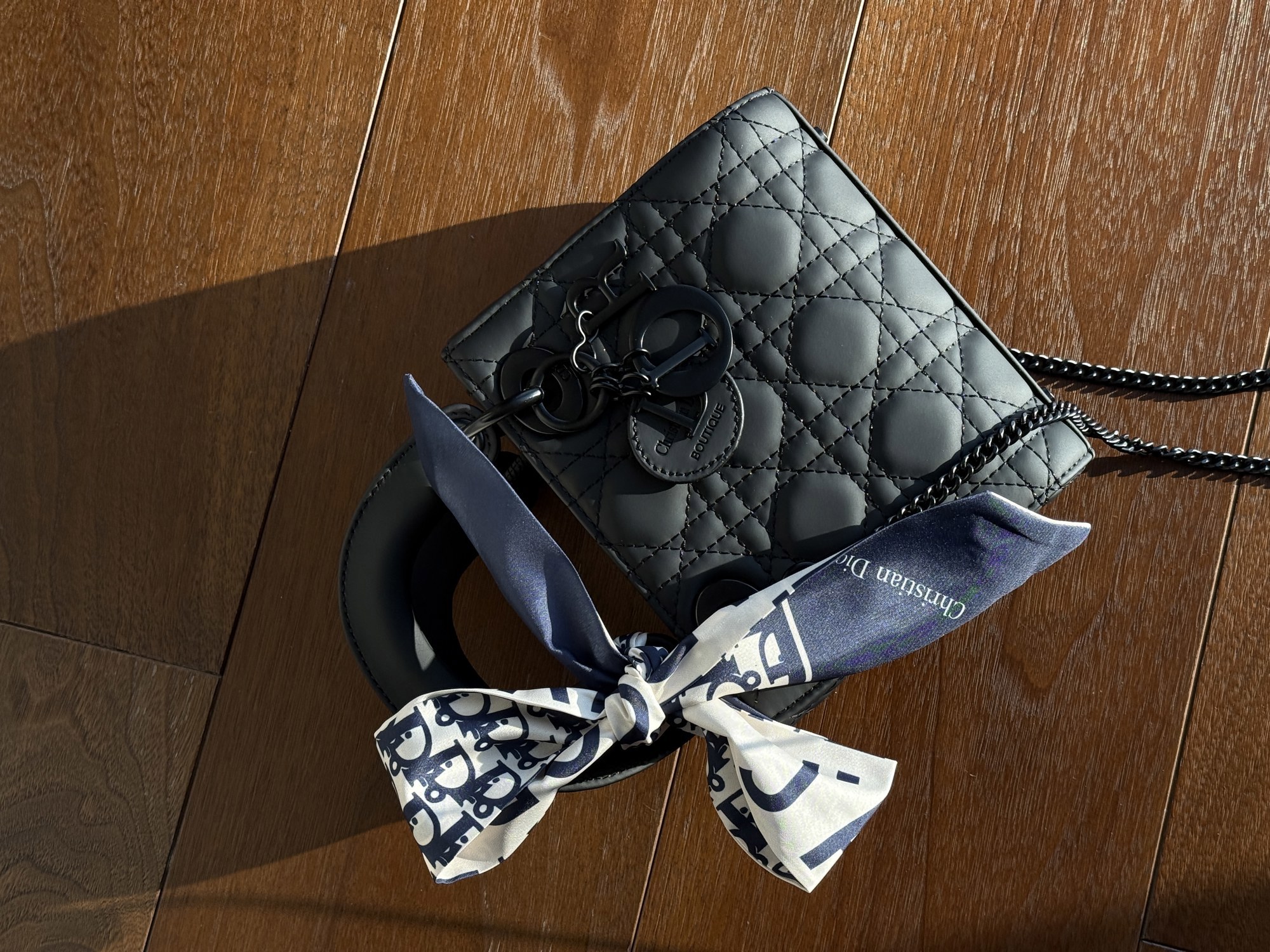 Christian Dior Micro Lady Dior BagTotal Black[оригінальна коробка - 15
