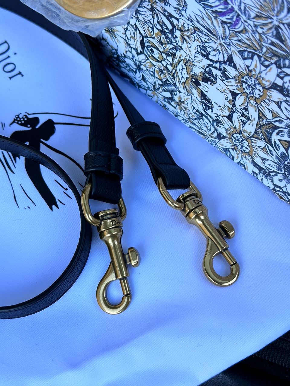 Christian Dior Saddle Bag With Strap Black - 4